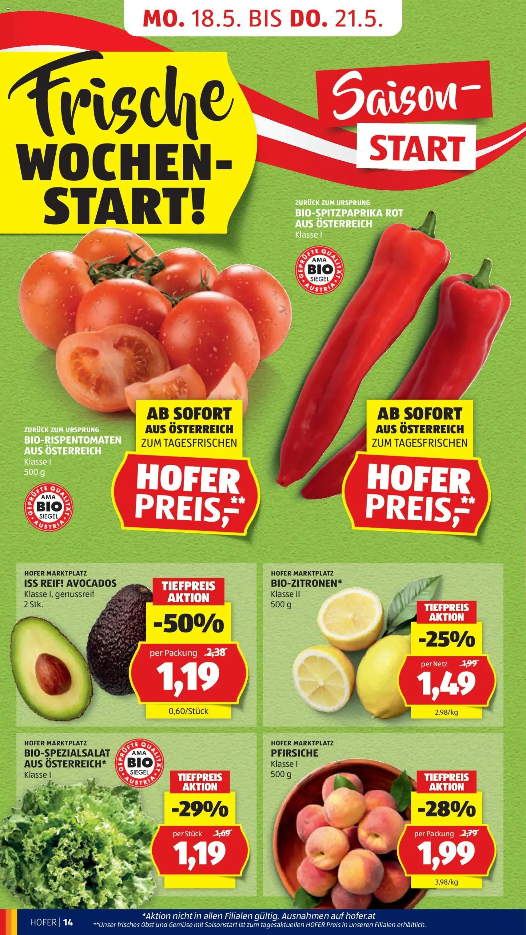Hofer Flugblatt - Gültiger Prospekt ab 15.05.2026, Seite 18 von insgesamt 46