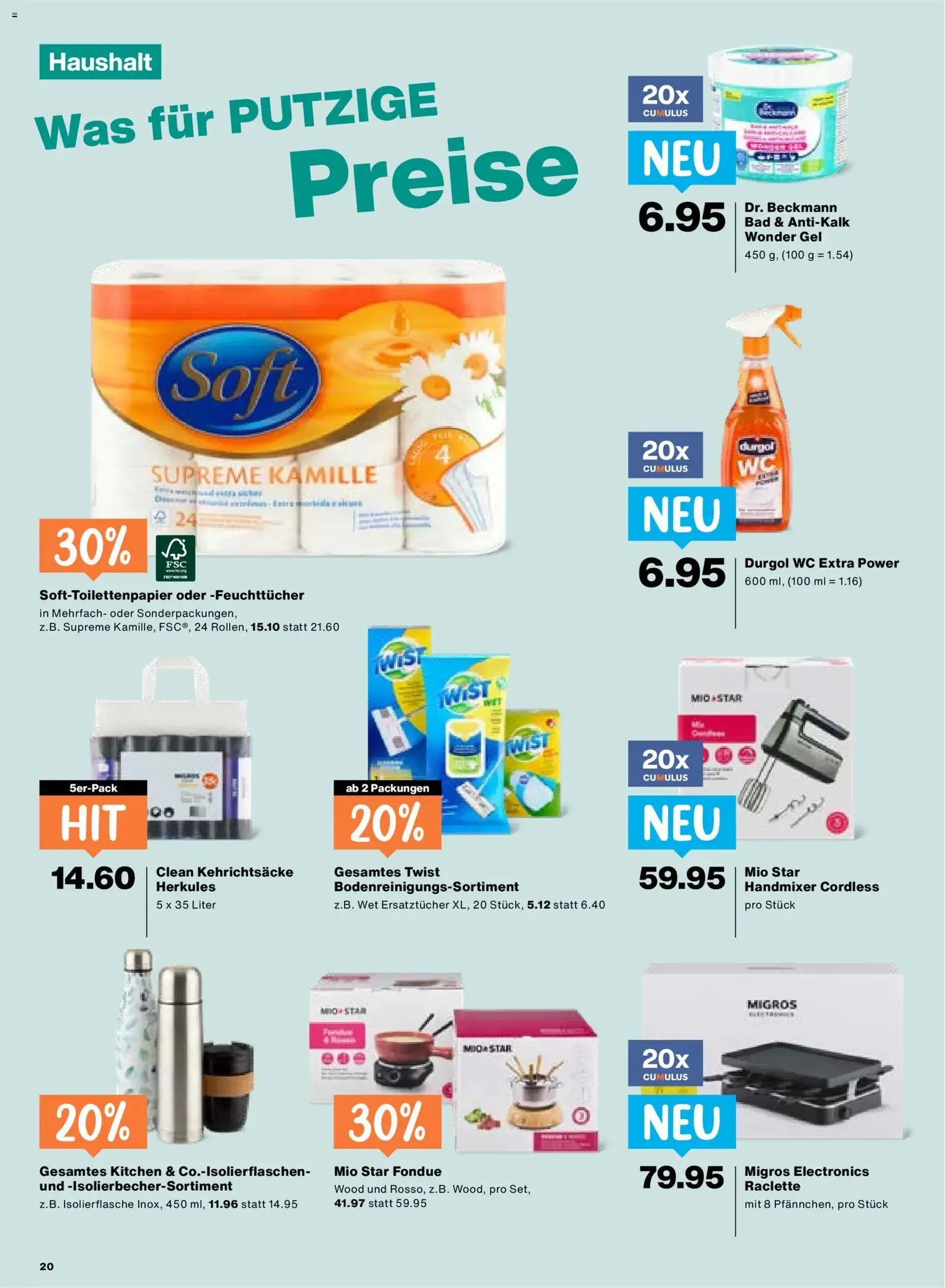 Migros aktionen - Gültiger Prospekt ab 22.10.2026, Seite 20 von insgesamt 24