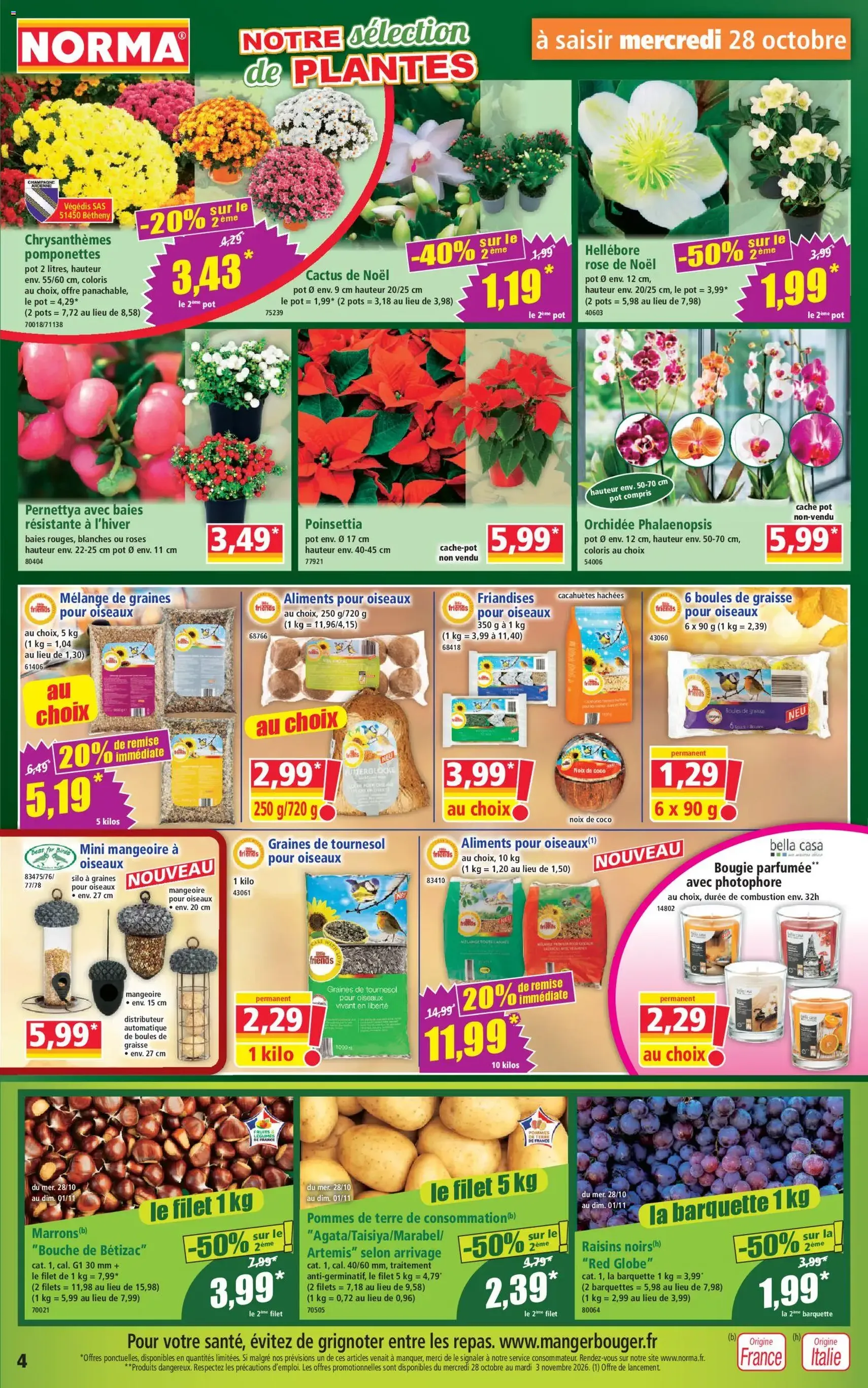 Norma catalogue - brochure valable à partir du 28/10/2026, page 4 sur 12