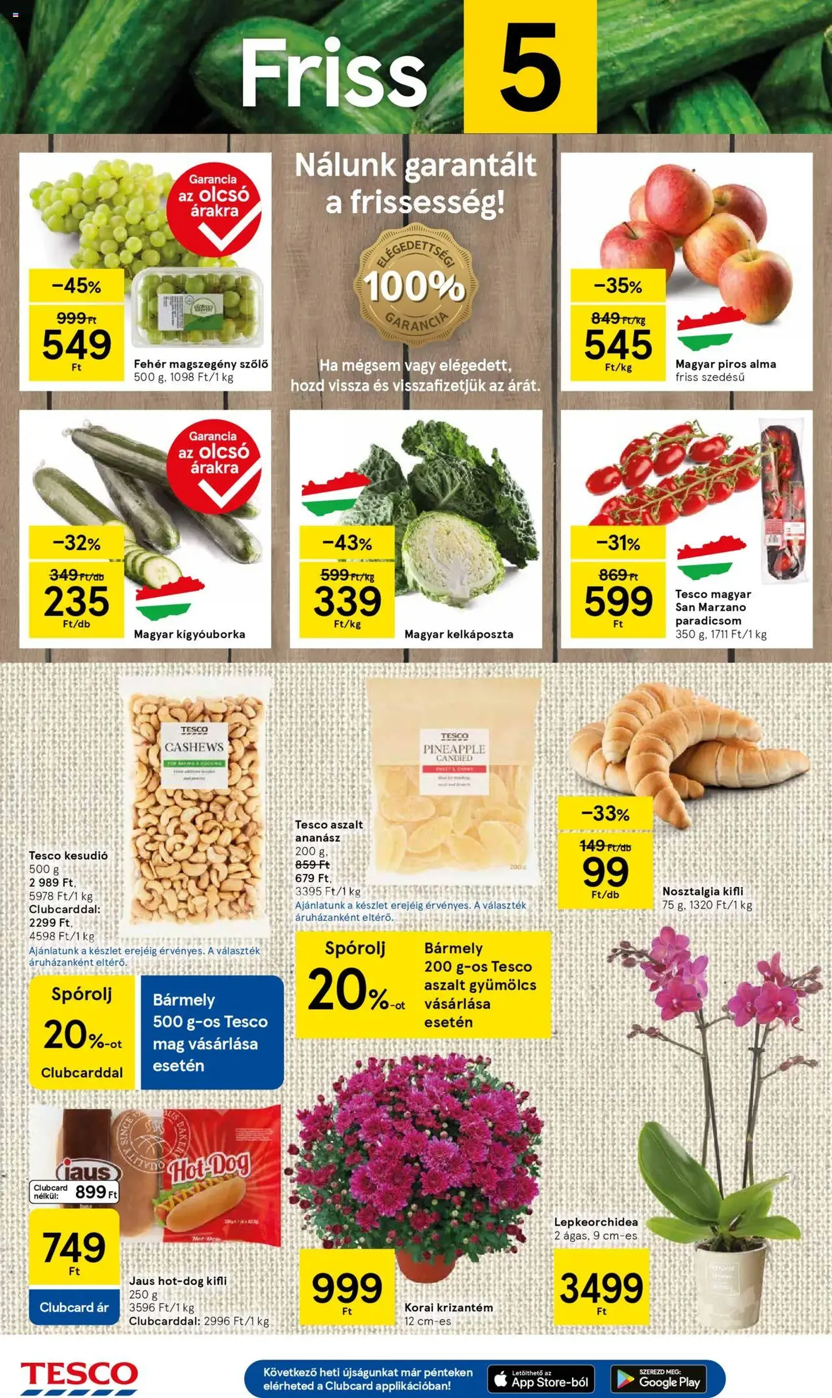 Tesco Szupermarket - Akciós újság - 2025.09.04. érvényes szórólap 2 oldal 32 oldalból Tesco Szupermarket - Akciós újság - 2025.09.04. érvényes szórólap 2 oldal 32 oldalból