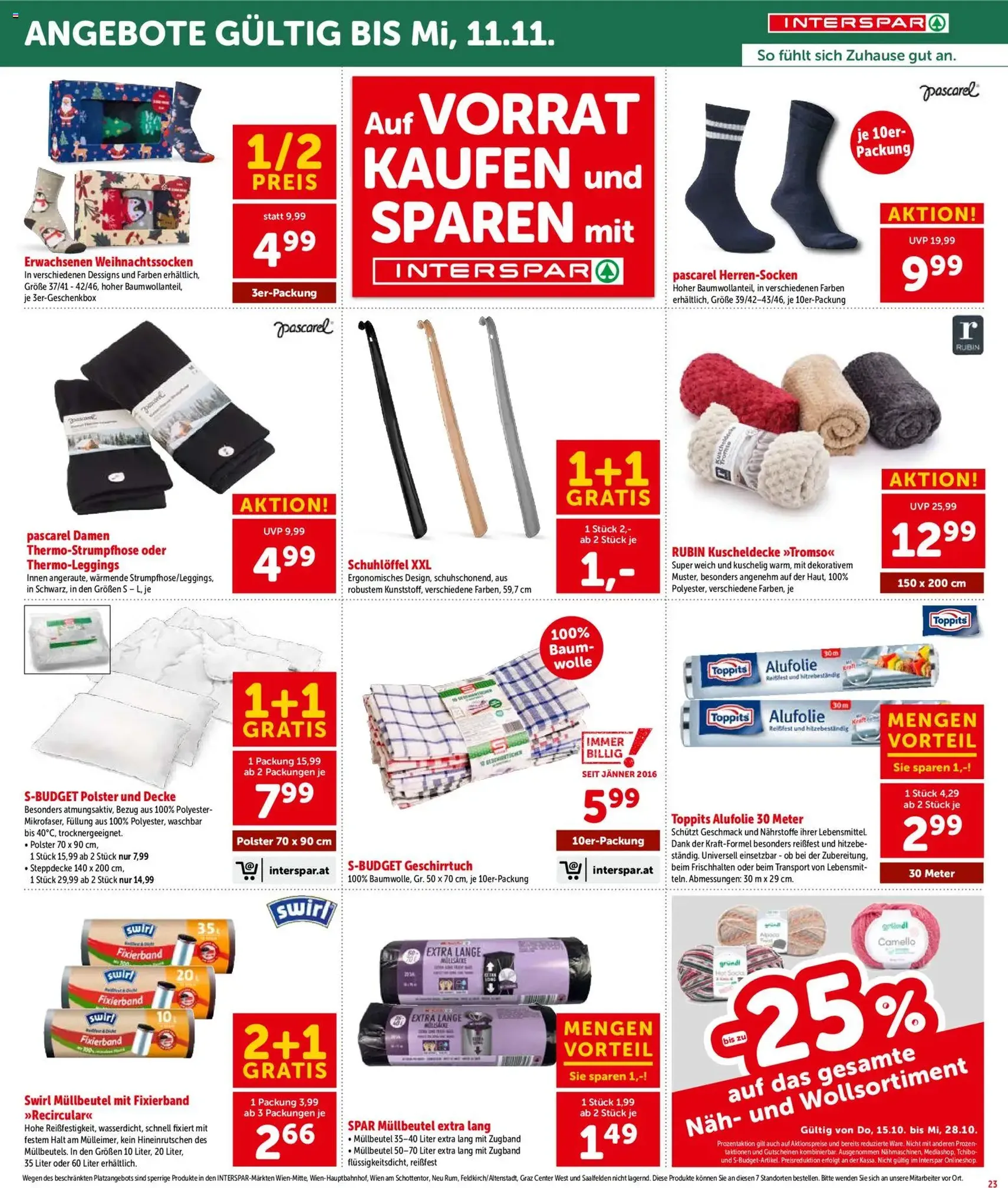 Interspar Flugblatt - Gültiger Prospekt ab 22.10.2026, Seite 24 von insgesamt 25