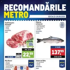 Catalog Metro - previzualizare cataloage valabilă începând cu 22.09.2025