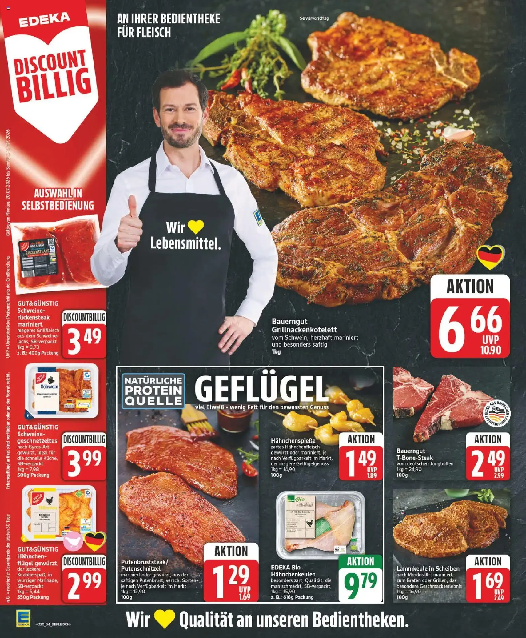 Edeka Prospekt - Gültiger Prospekt ab 20.07.2026, Seite 4 von insgesamt 28