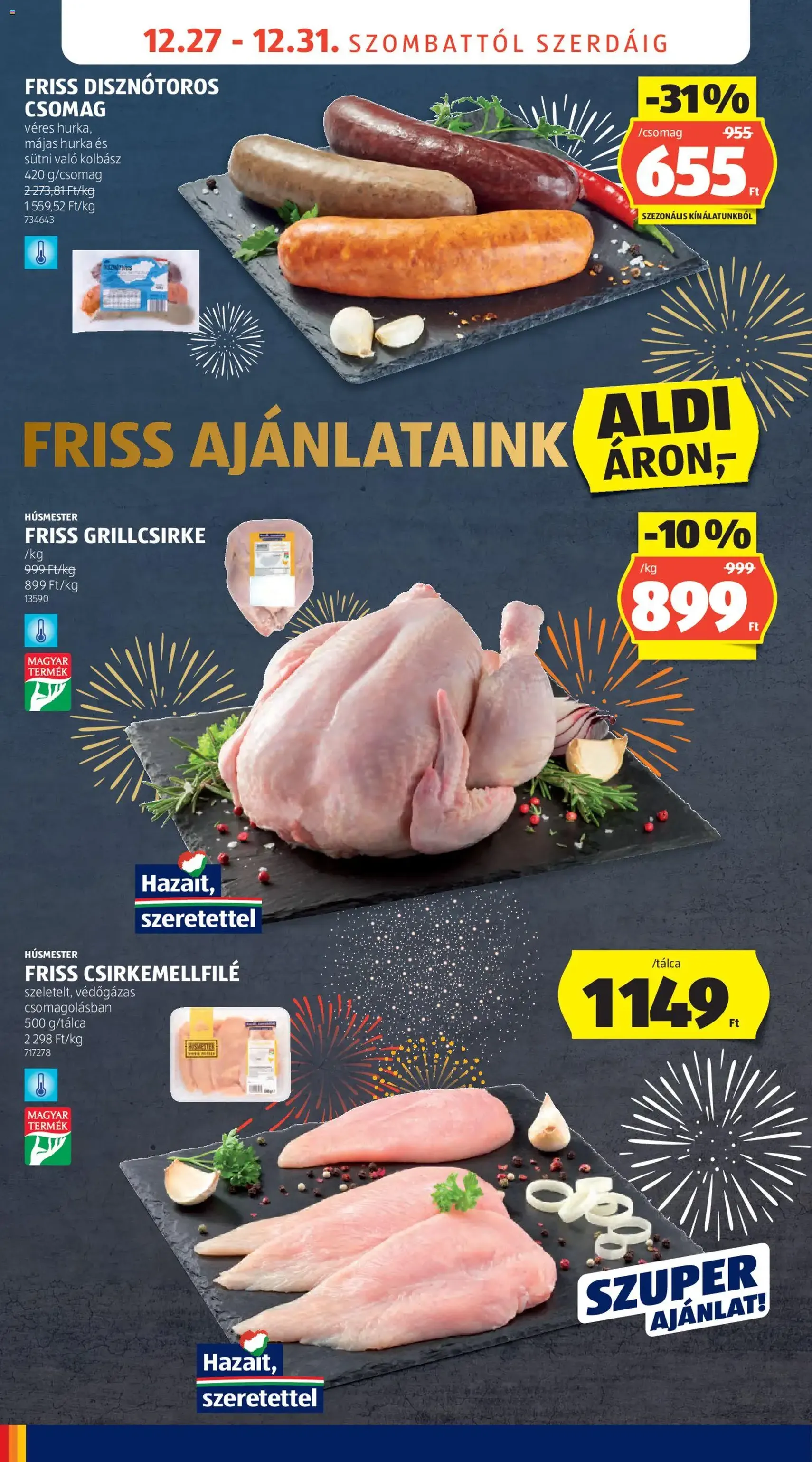 Aldi Akciós újság - 2025.12.27. érvényes szórólap 20 oldal 40 oldalból
