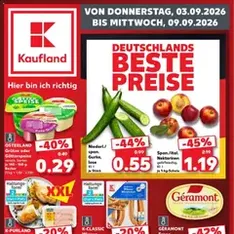 Kaufland Prospekt - Prospekt Vorschau gültig ab 03.09.2026