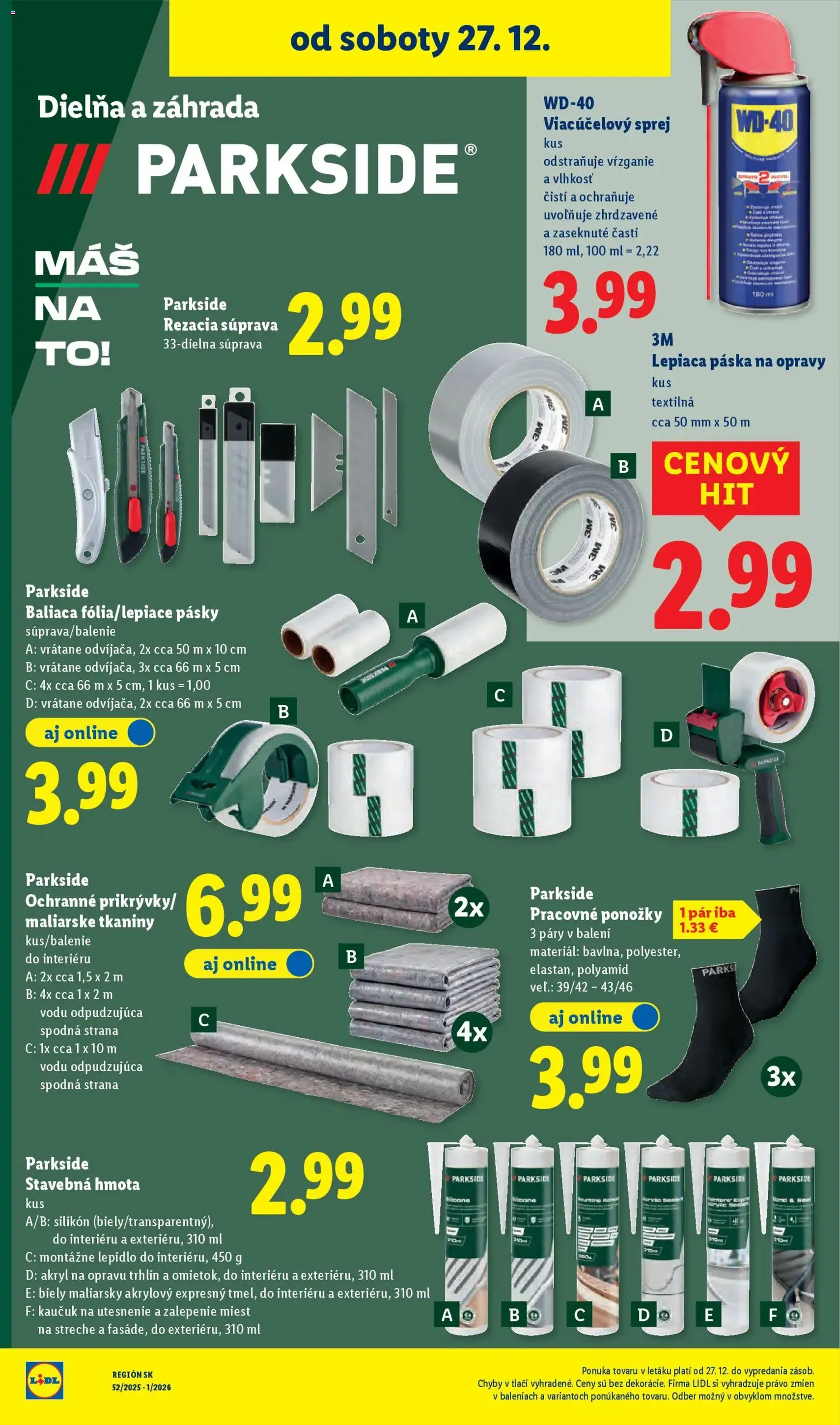 Lidl leták - platný leták od 02.01.2026 strana 52 z 61