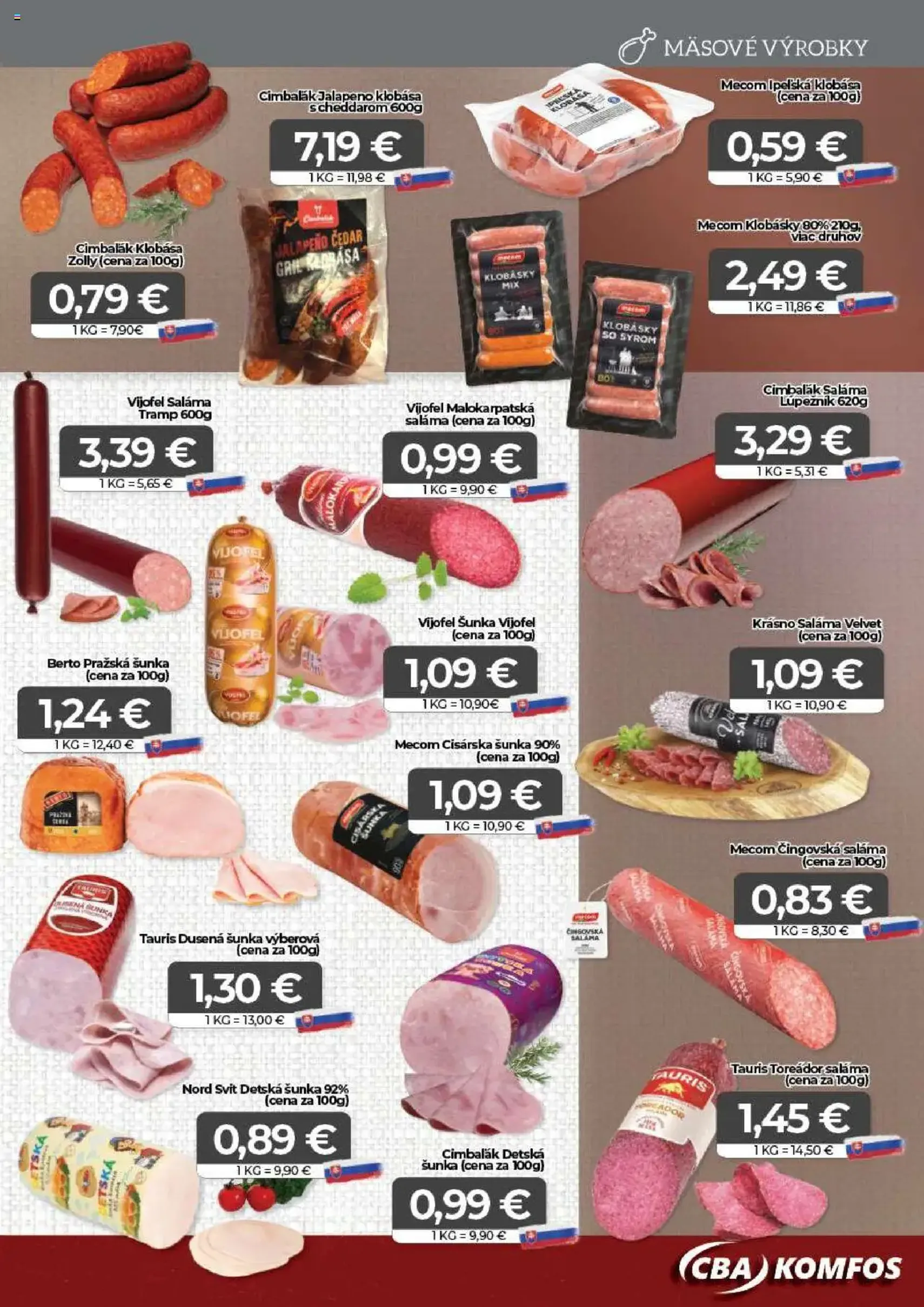 CBA Komfos leták - platný leták od 18.07.2025 strana 3 z 16 CBA Komfos leták - platný leták od 18.07.2025 strana 3 z 16