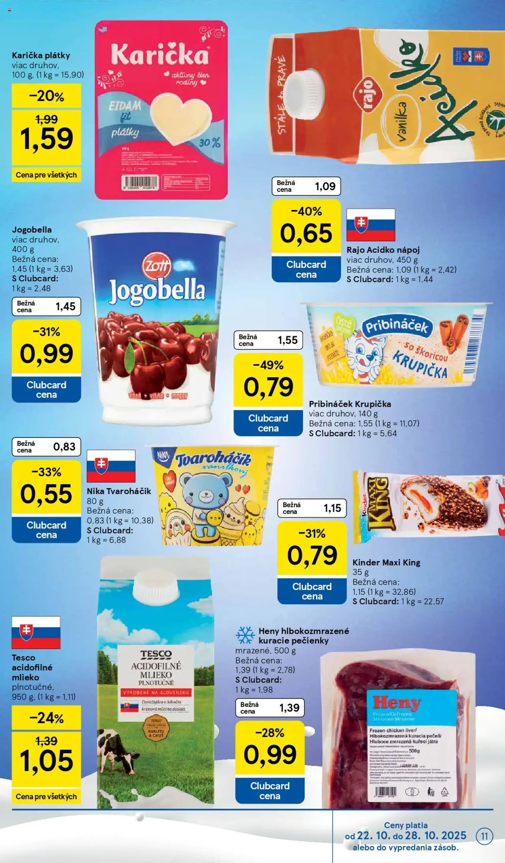 Tesco Hypermarket - leták - platný leták od 22.10.2025 strana 11 z 40 Tesco Hypermarket - leták - platný leták od 22.10.2025 strana 11 z 40