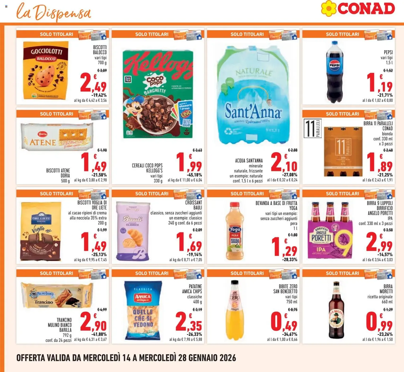 Volantino Conad - volantino valido dal 14/01/2026 pagina 22 di 28