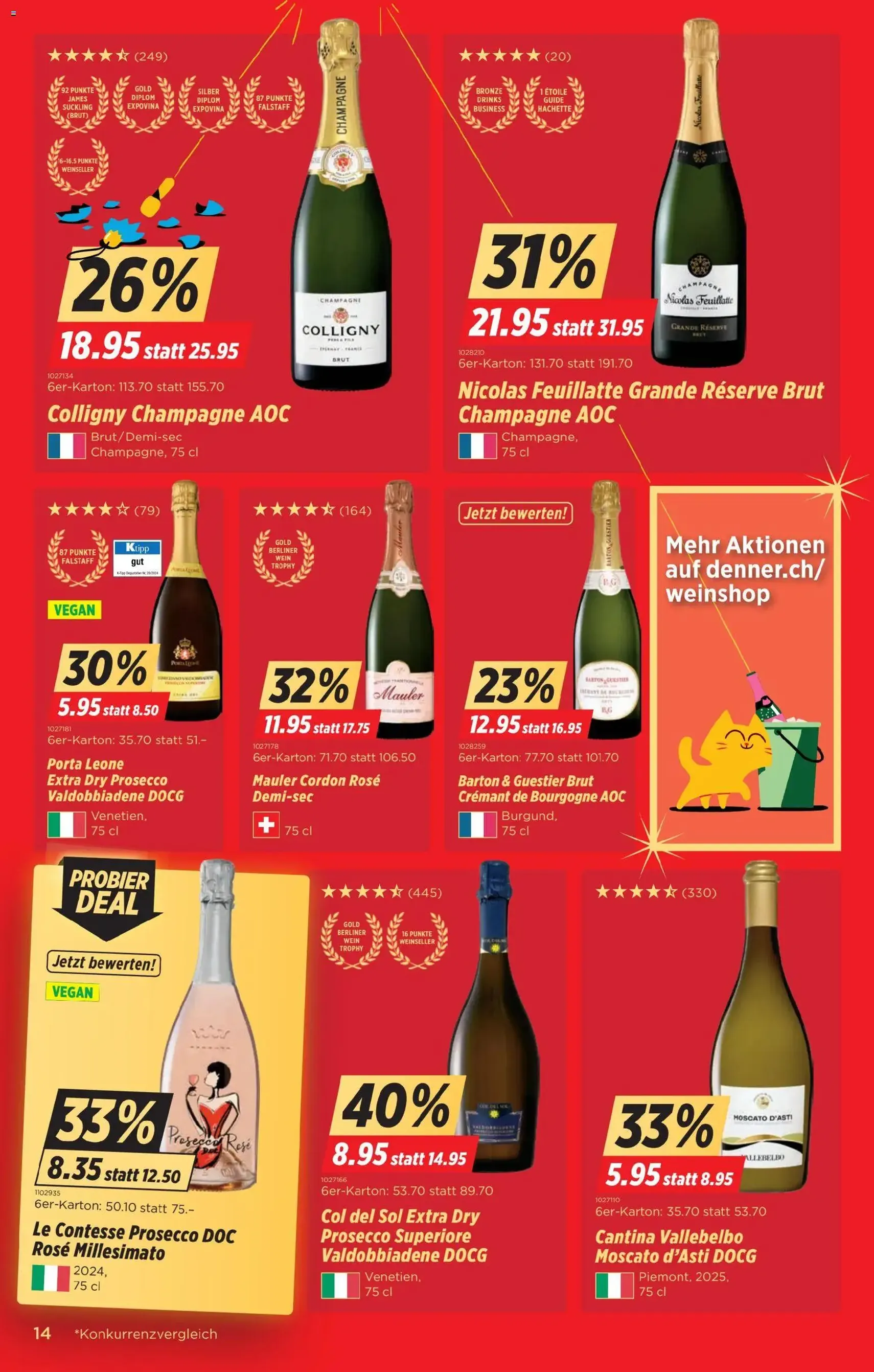 Denner Aktionen - Gültiger Prospekt ab 09.12.2025, Seite 14 von insgesamt 24