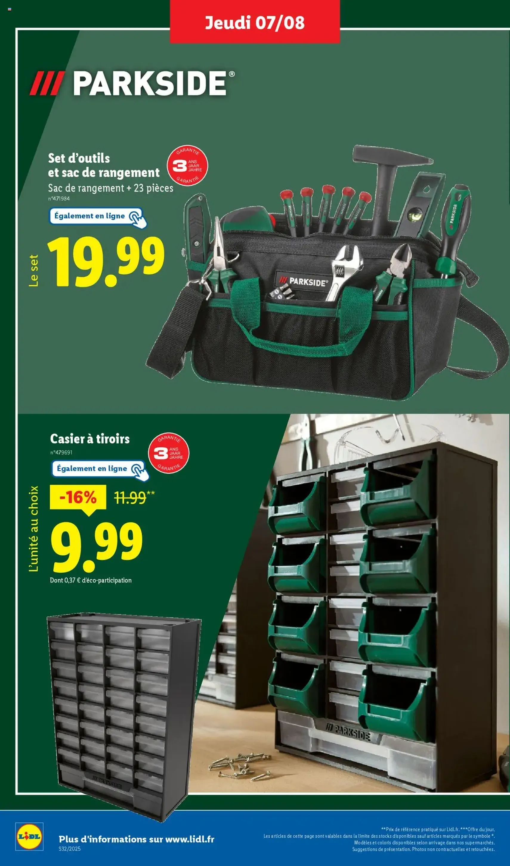 LIDL catalogue semaine 31 - brochure valable à partir du 07/08/2025, page 32 sur 76 LIDL catalogue semaine 31 - brochure valable à partir du 07/08/2025, page 32 sur 76