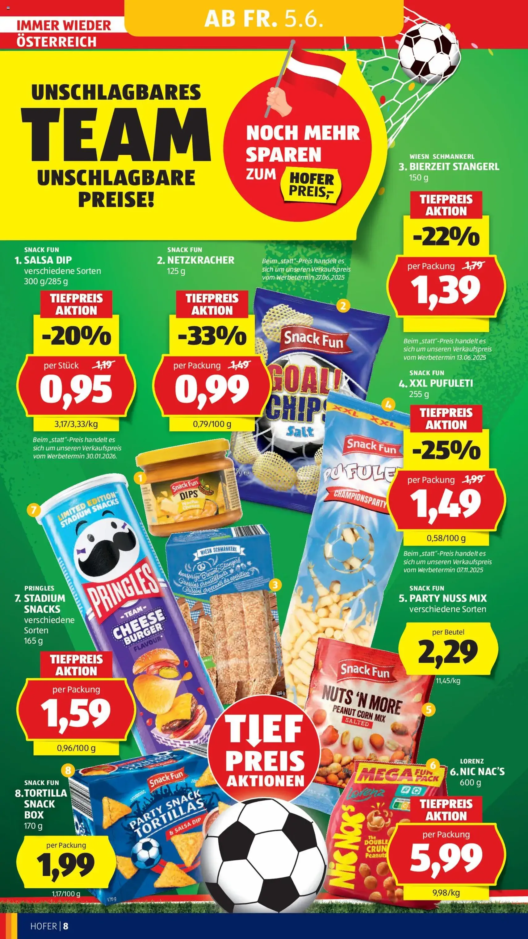 Hofer Flugblatt - Gültiger Prospekt ab 03.06.2026, Seite 10 von insgesamt 42