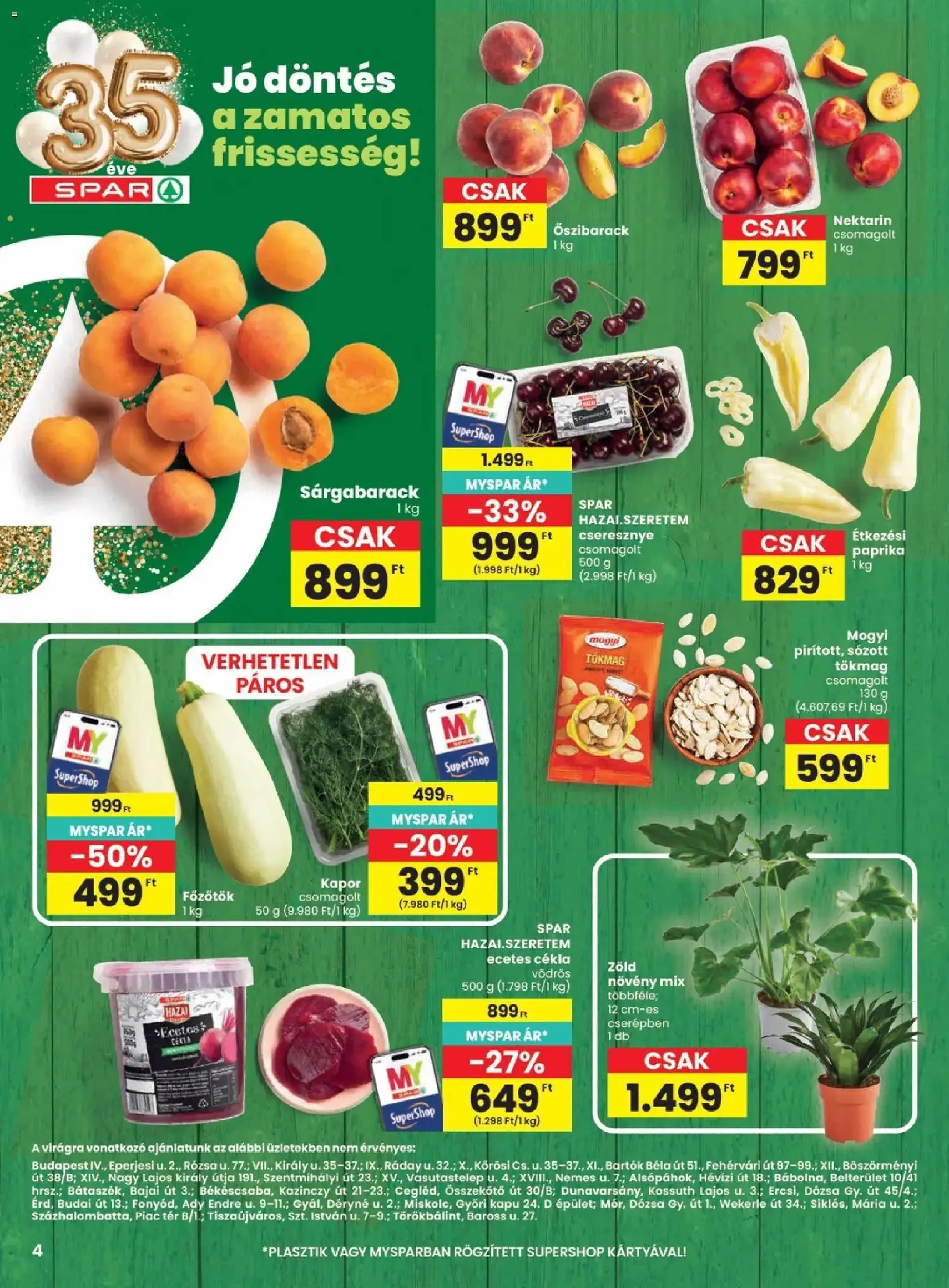 Spar akciós újság - 2026.06.18. érvényes szórólap 4 oldal 20 oldalból
