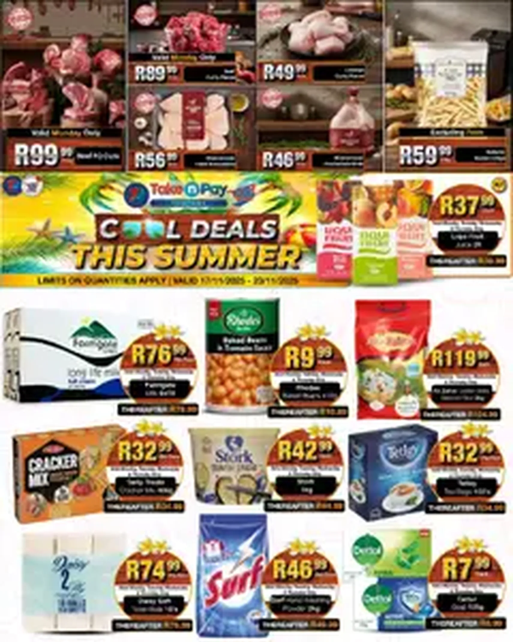 Take n Pay Specials - valid flyer from 17/11/2025, page 1 of 1