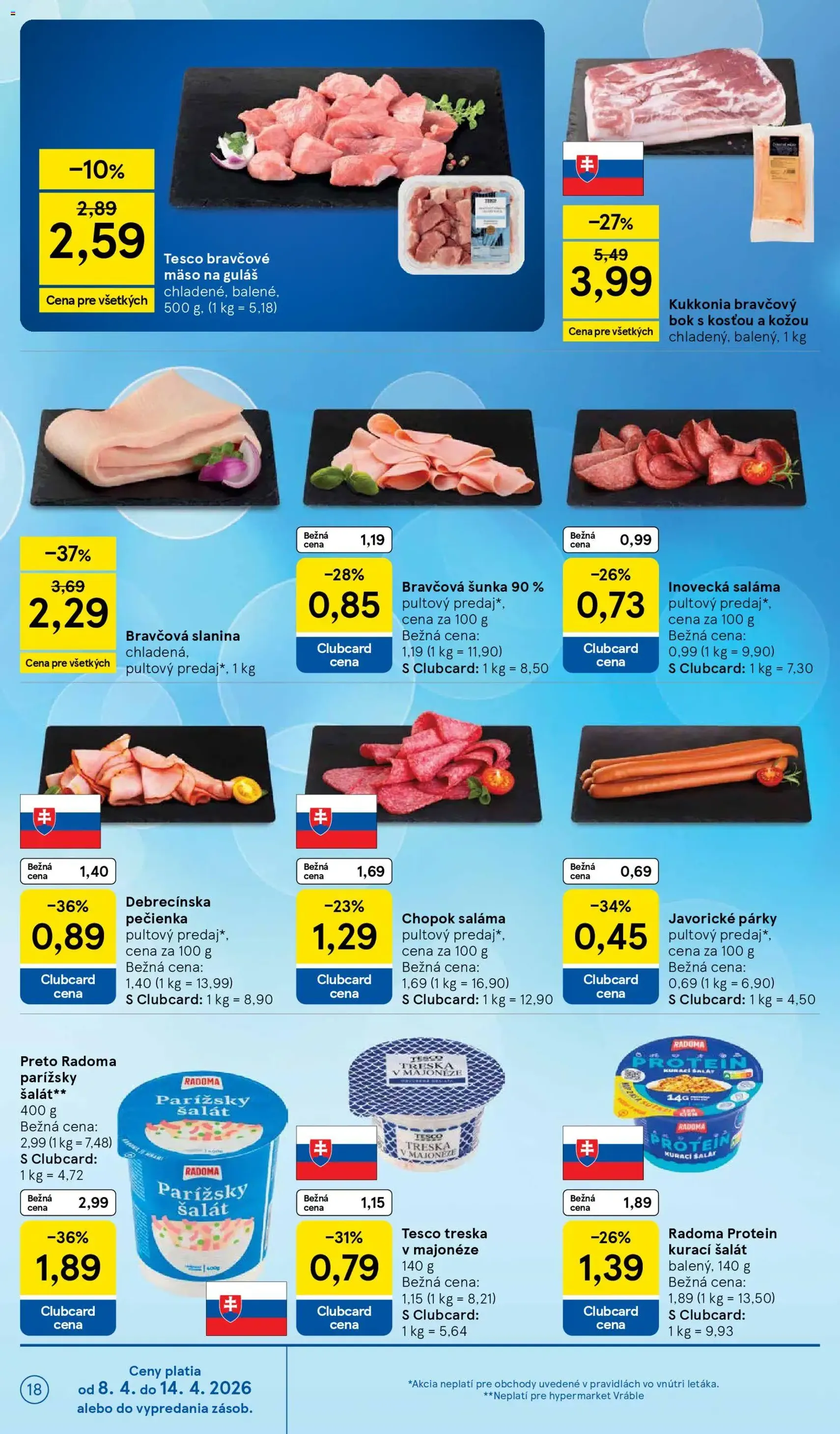 Tesco Hypermarket - leták - platný leták od 08.04.2026 strana 18 z 43