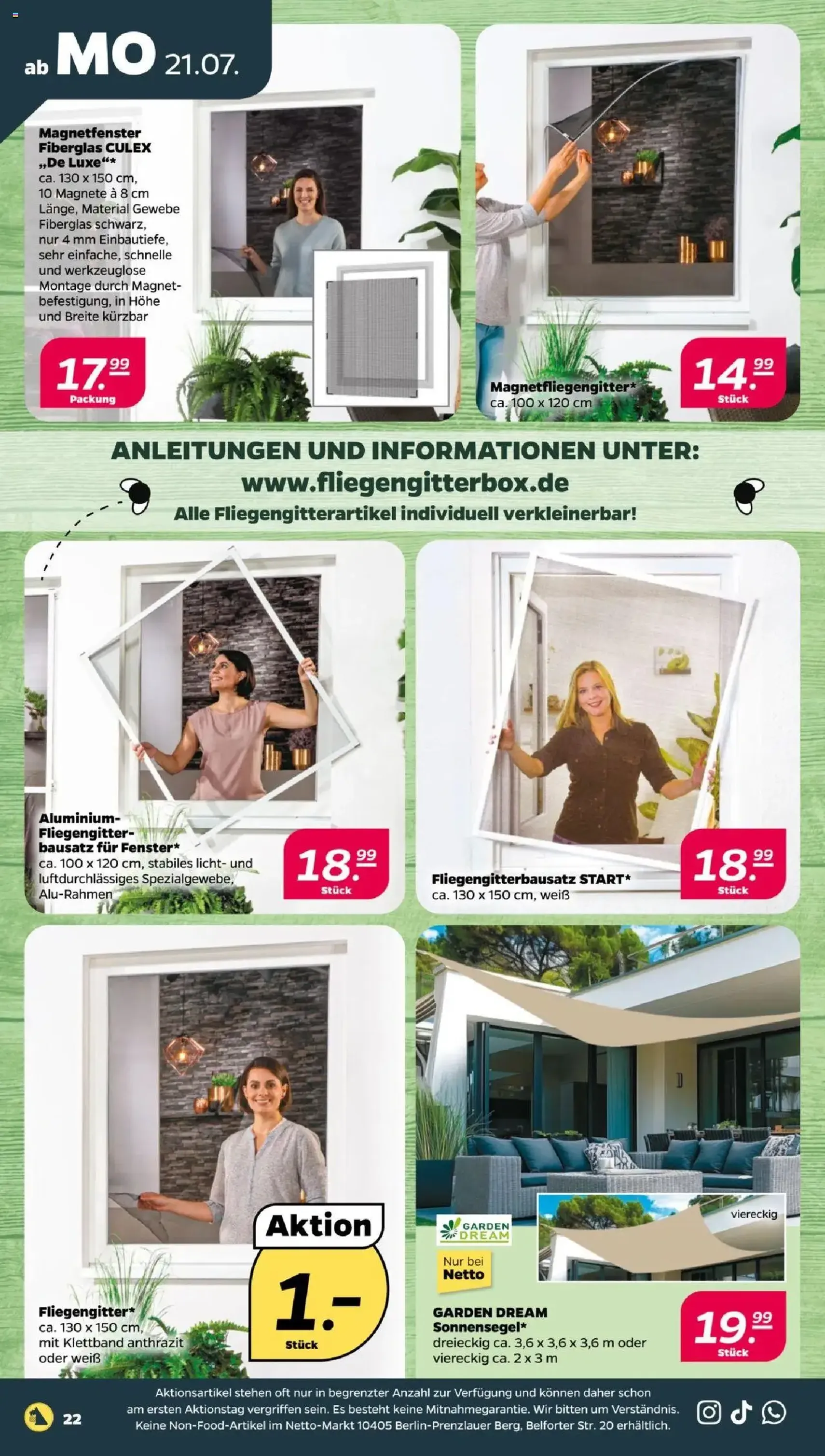 Netto Prospekt - Gültiger Prospekt ab 21.07.2025, Seite 22 von insgesamt 36 Netto Prospekt - Gültiger Prospekt ab 21.07.2025, Seite 22 von insgesamt 36