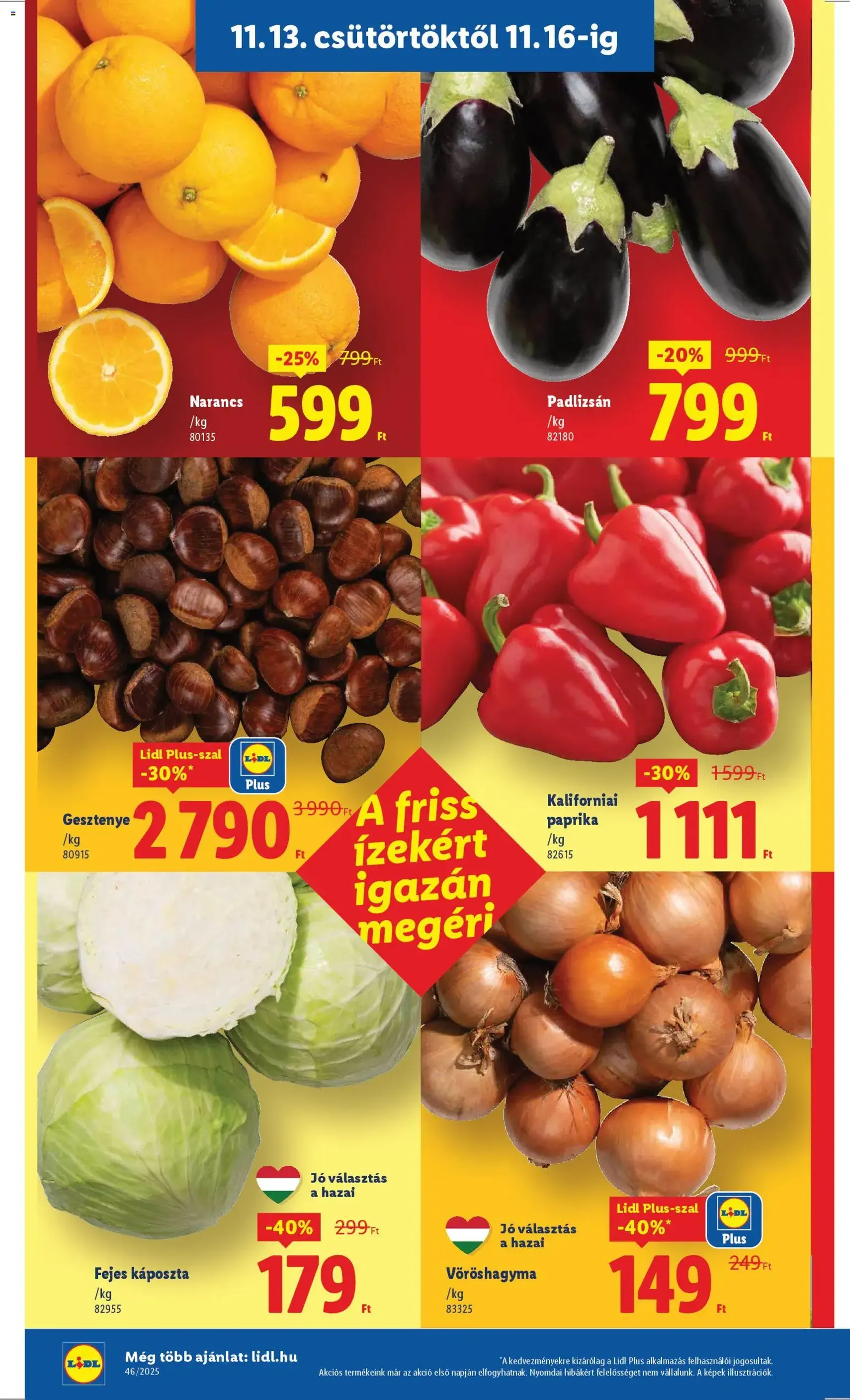 Lidl Akciós újság - 2025.11.13. érvényes szórólap 4 oldal 52 oldalból