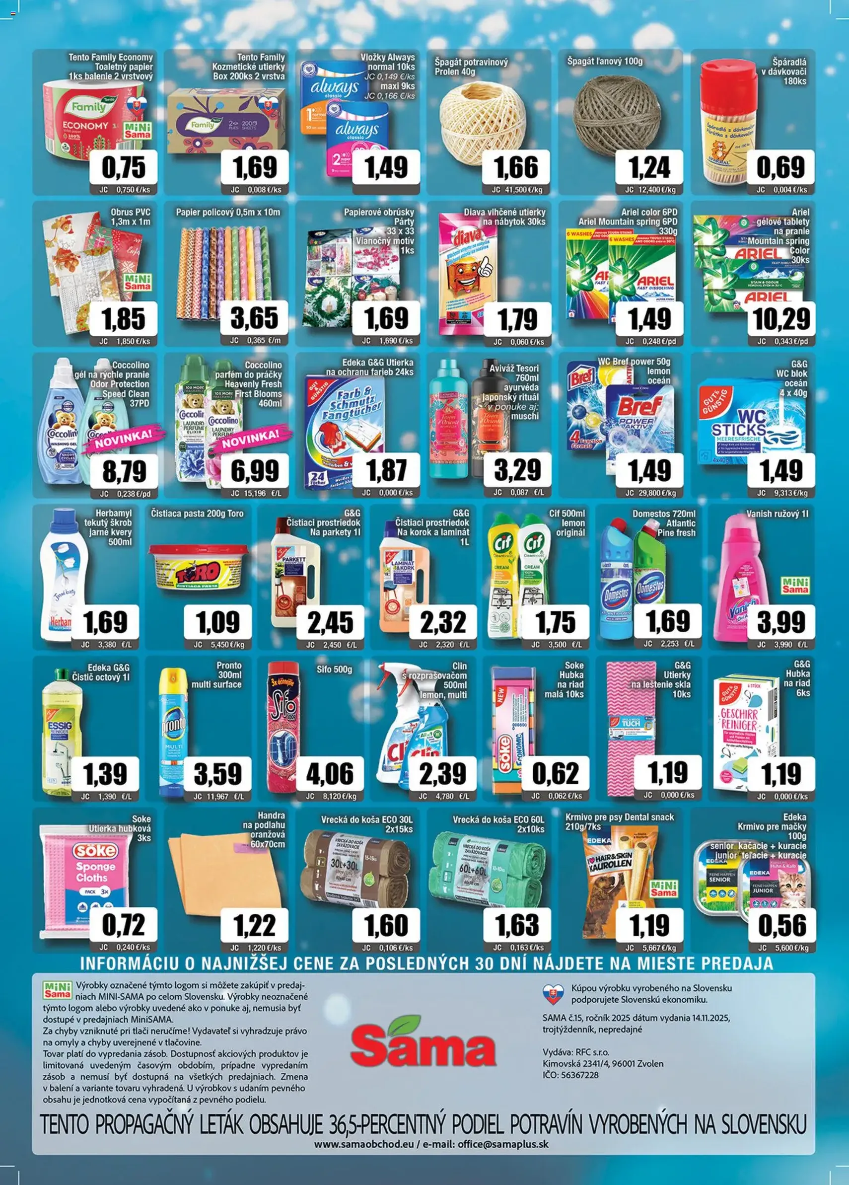 Sama leták - platný leták od 14.11.2025 strana 12 z 12