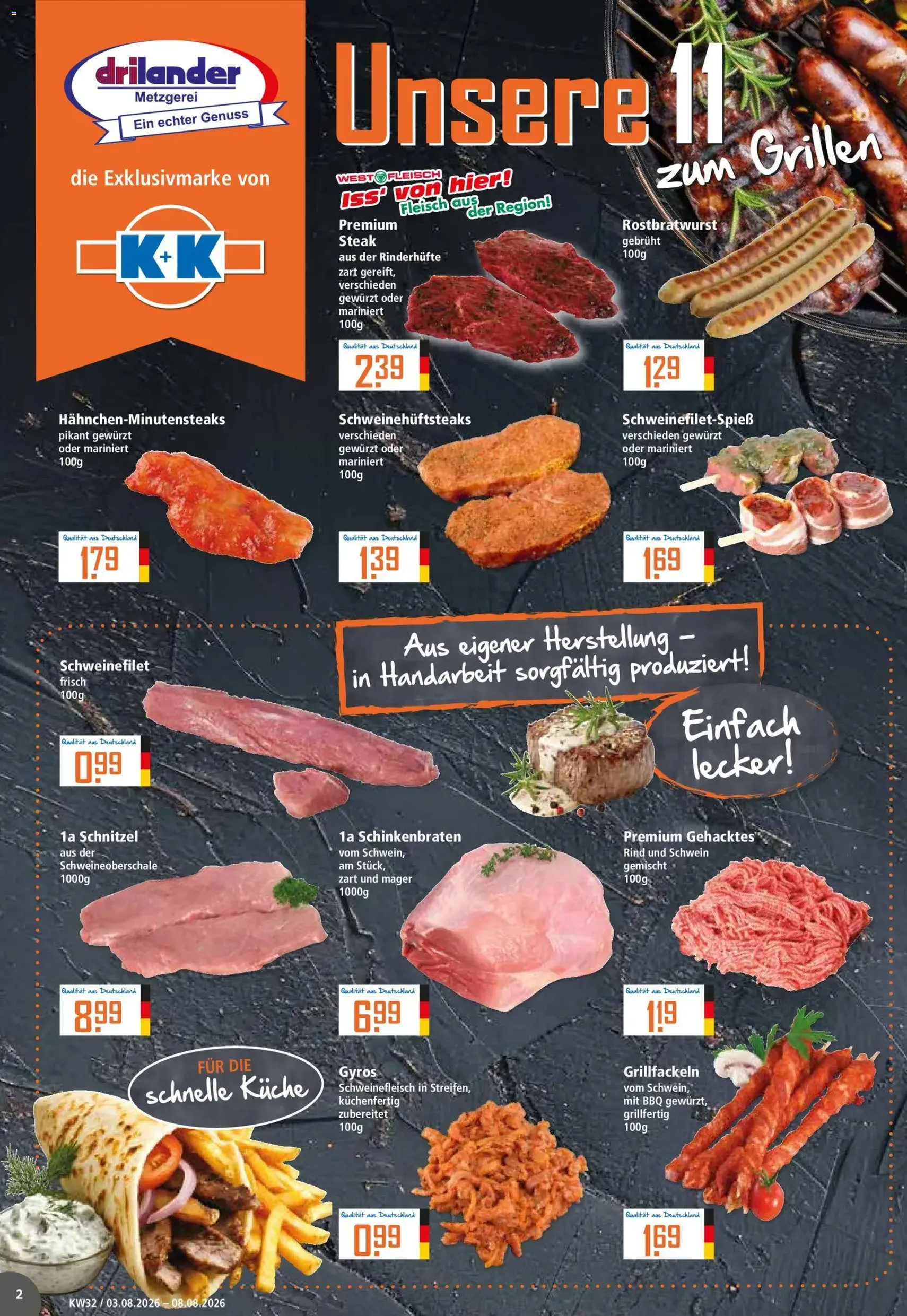 Klaas & Kock Prospekt - Gültiger Prospekt ab 03.08.2026, Seite 2 von insgesamt 12