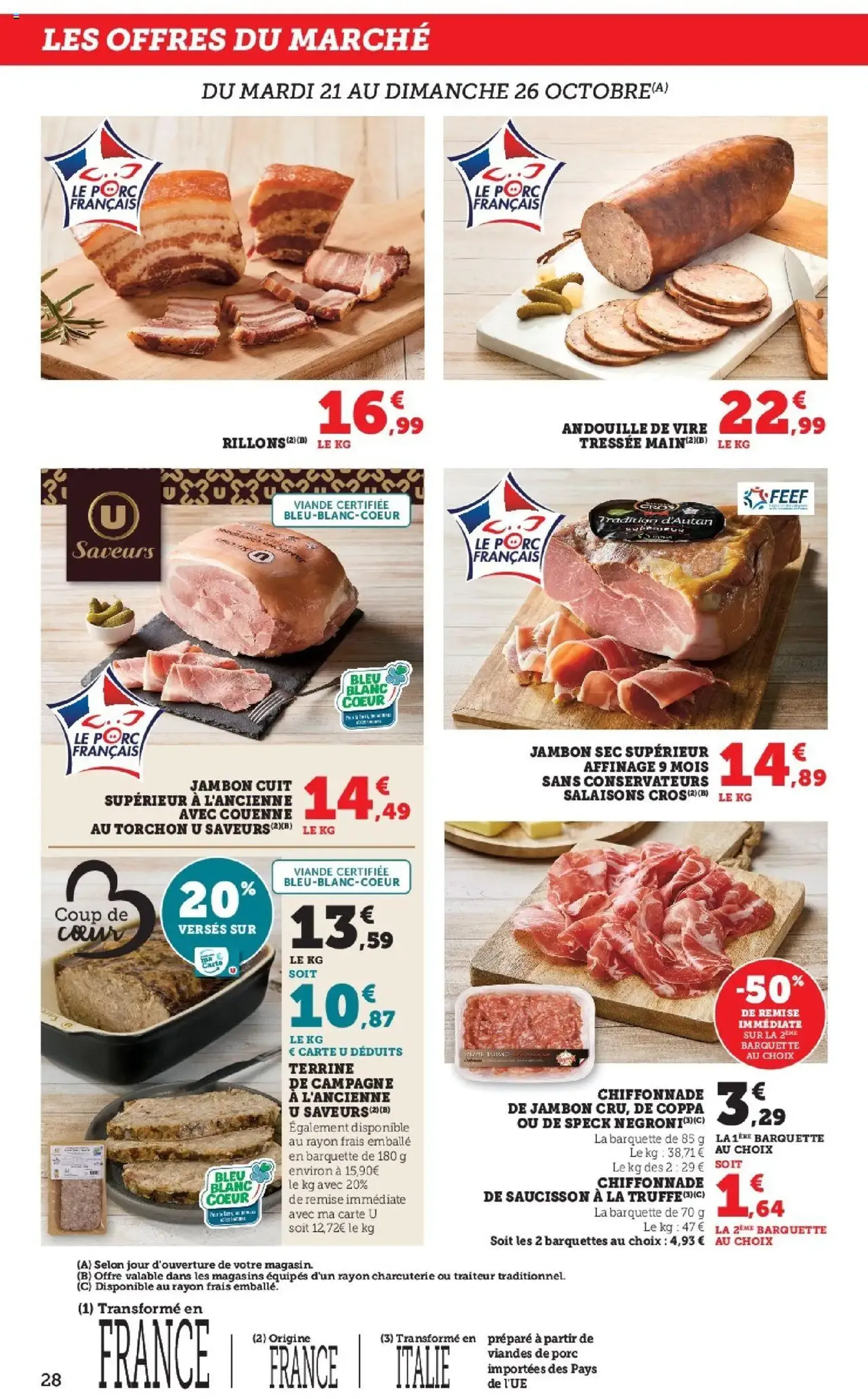 Super U catalogue - brochure valable à partir du 21/10/2025, page 28 sur 36 Super U catalogue - brochure valable à partir du 21/10/2025, page 28 sur 36