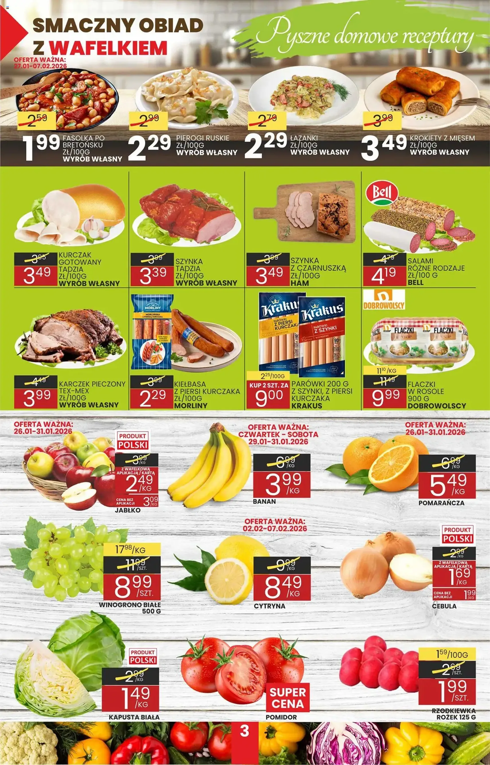 Wafelek Gazetka - ważny gazetka od 26.01.2026 strona 3 z 8