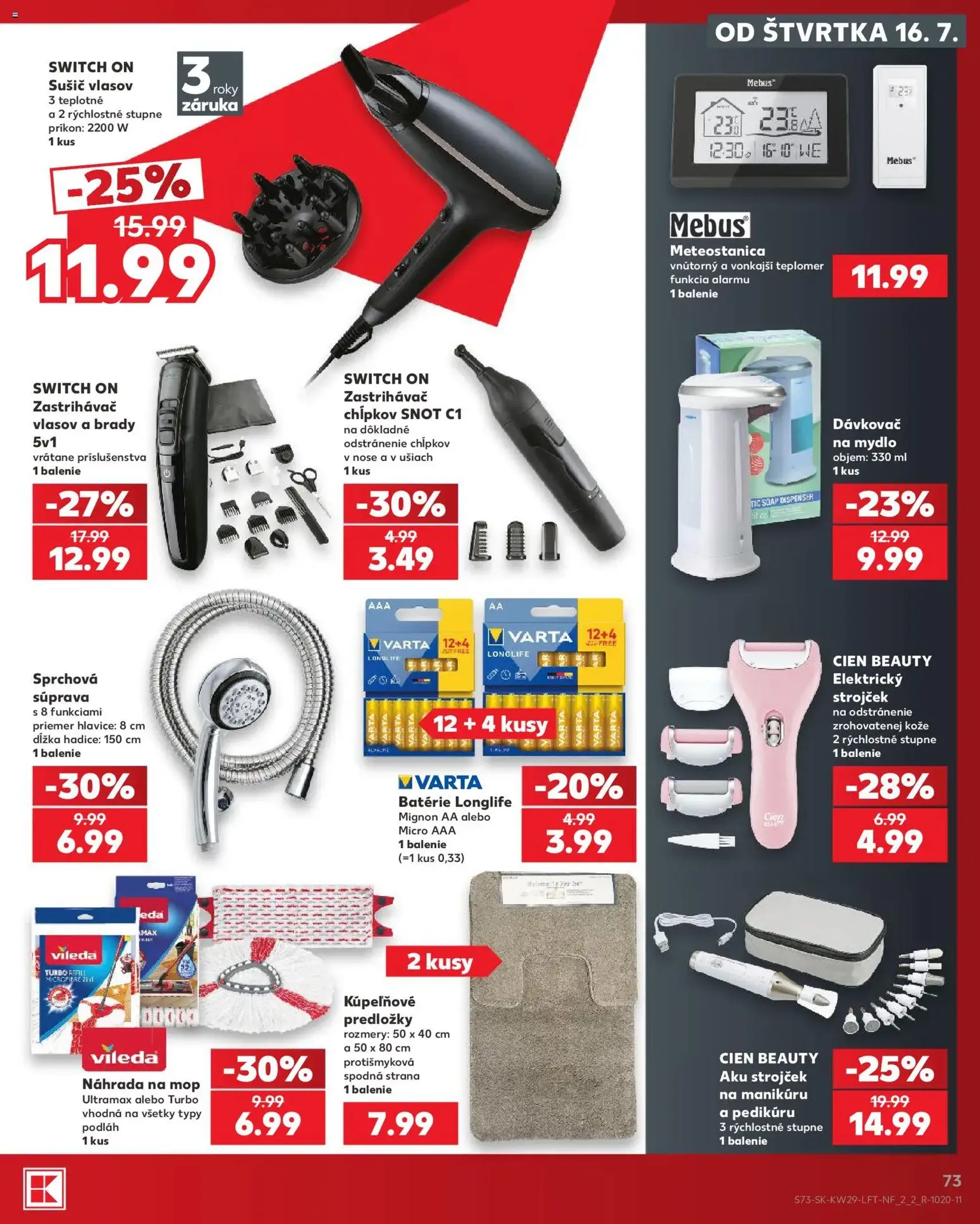 Kaufland leták - platný leták od 16.07.2026 strana 73 z 86