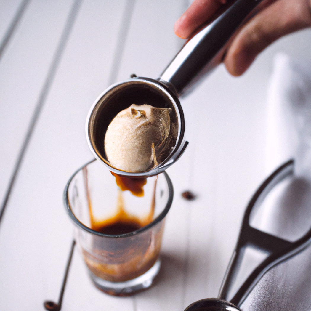 Affogato al caffè espresso