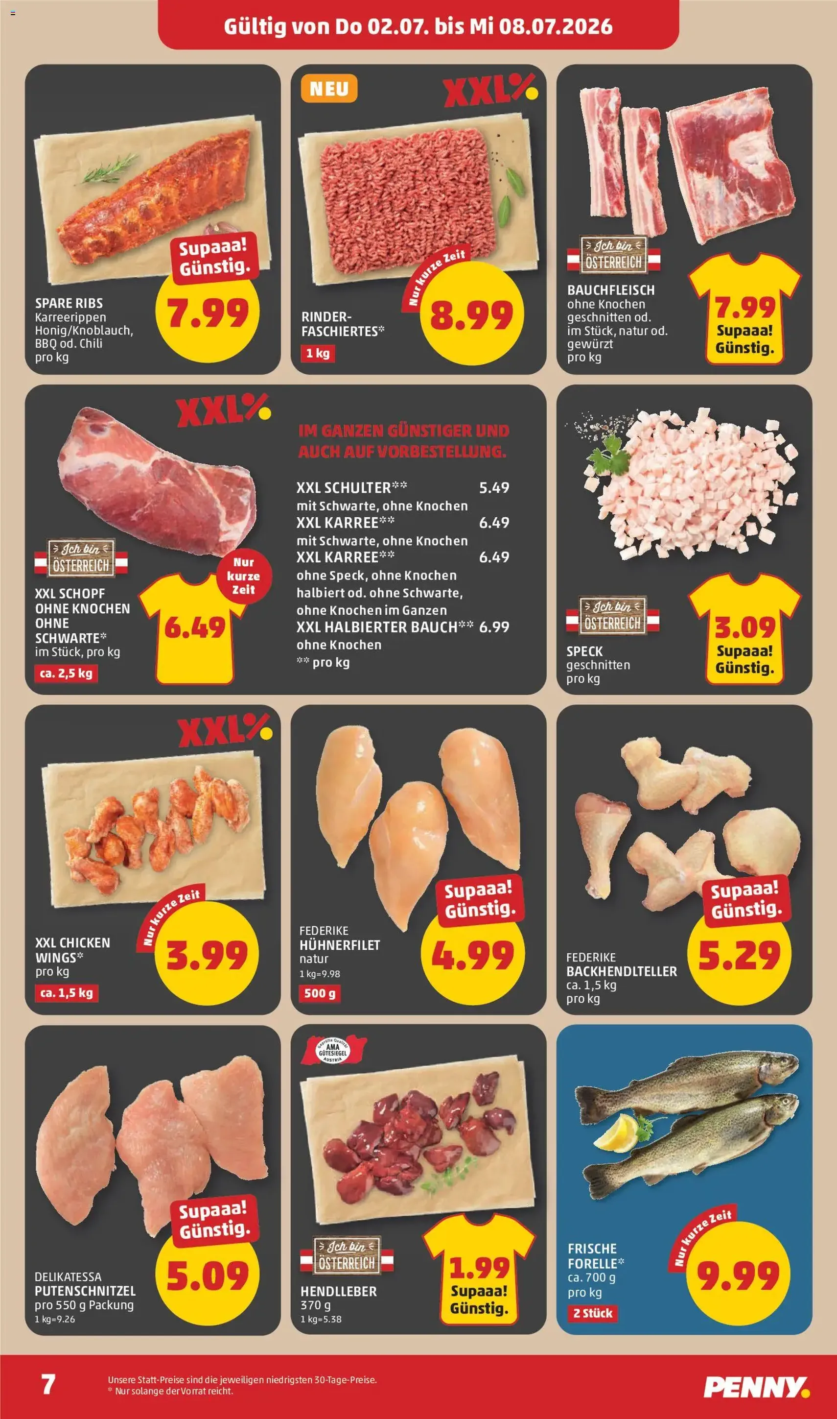 Penny Markt Flugblatt - Gültiger Prospekt ab 02.07.2026, Seite 7 von insgesamt 28