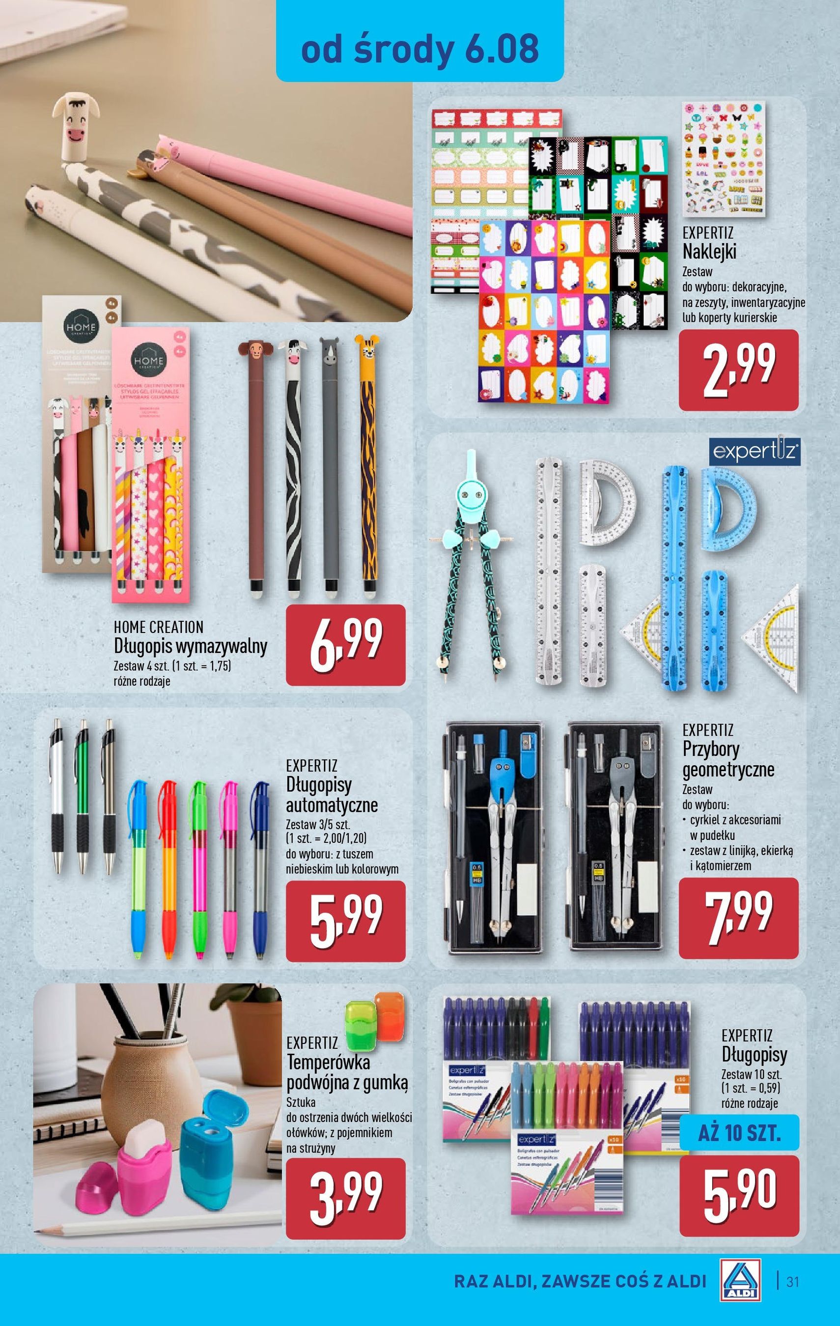 Aldi Gazetka - ważny gazetka od 04.08.2025 strona 31 z 42 Aldi Gazetka - ważny gazetka od 04.08.2025 strona 31 z 42