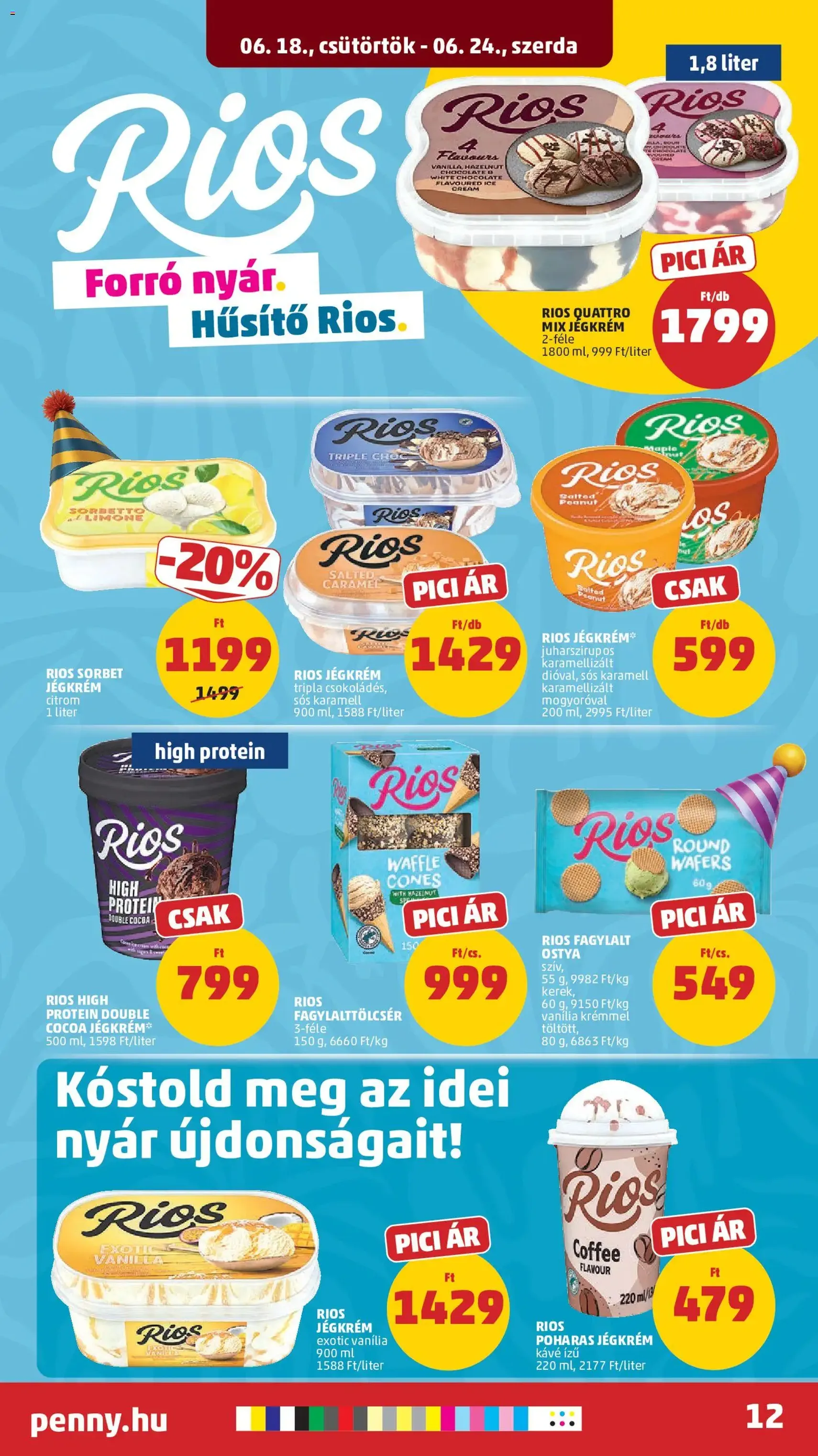 PENNY akciós újság - 2026.06.18. érvényes szórólap 14 oldal 45 oldalból