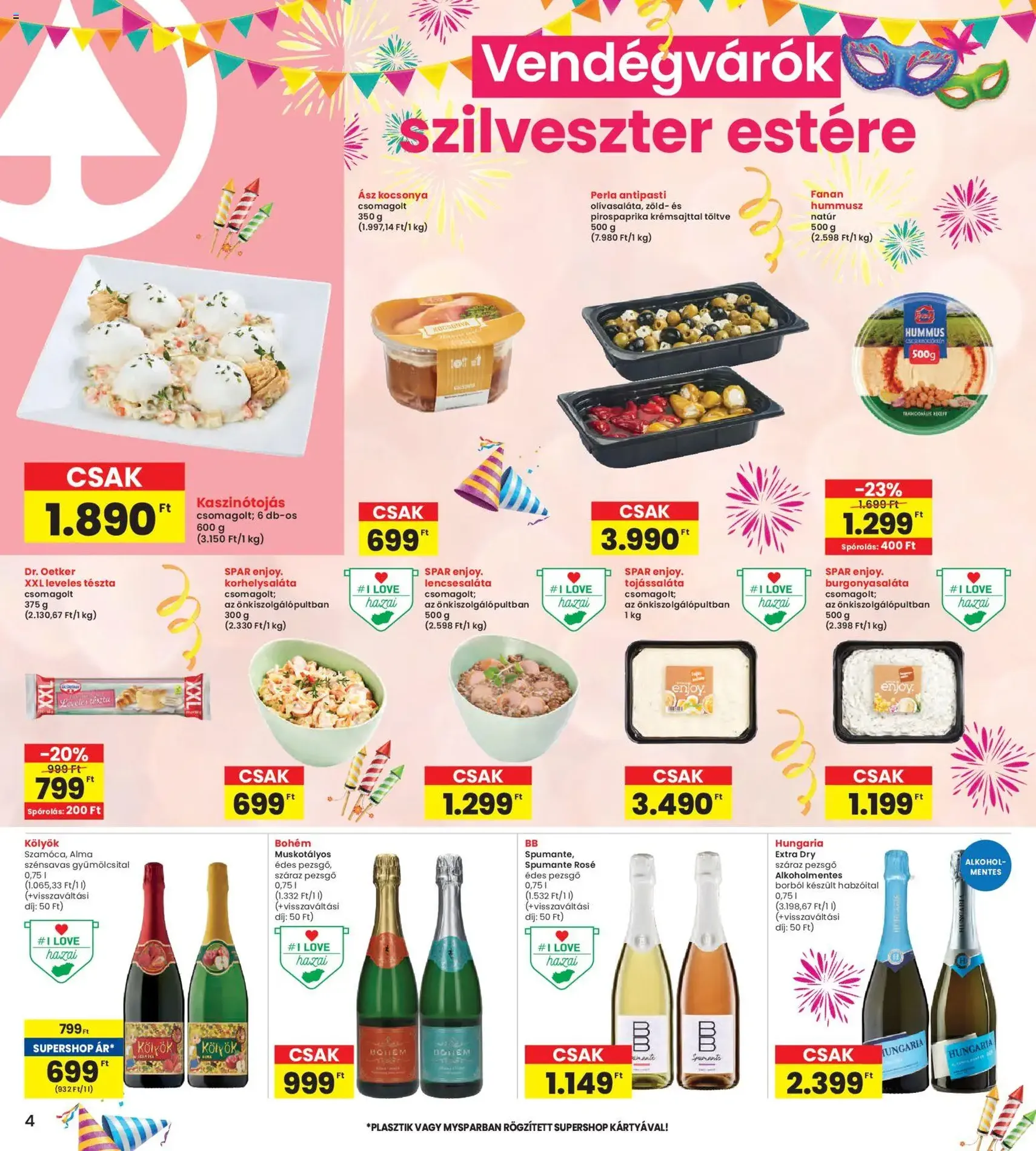 Interspar Akciós újság - 2025.12.23. érvényes szórólap 4 oldal 12 oldalból