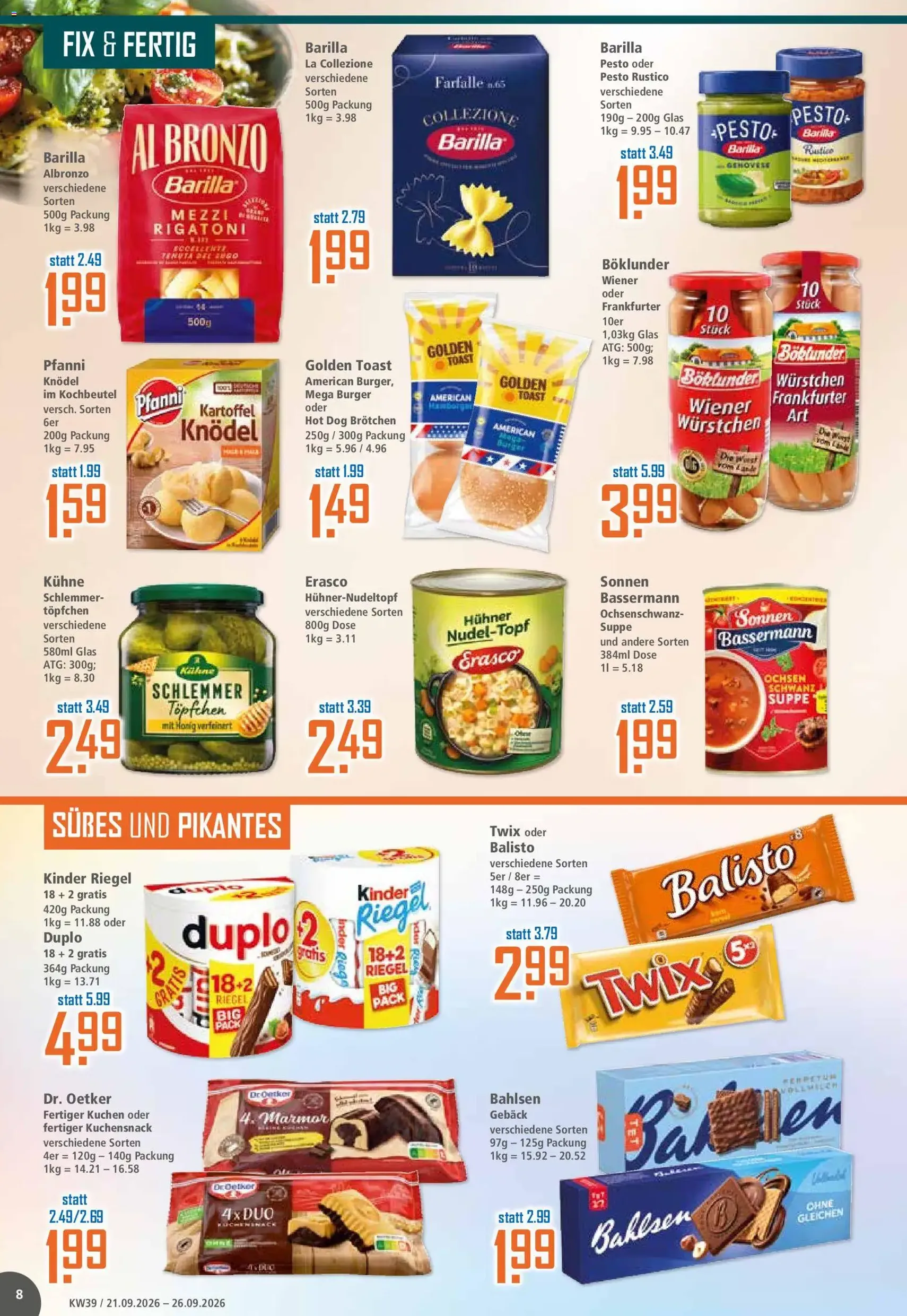 Klaas & Kock - Produktkatalog - Gültiger Prospekt ab 21.09.2026, Seite 8 von insgesamt 12