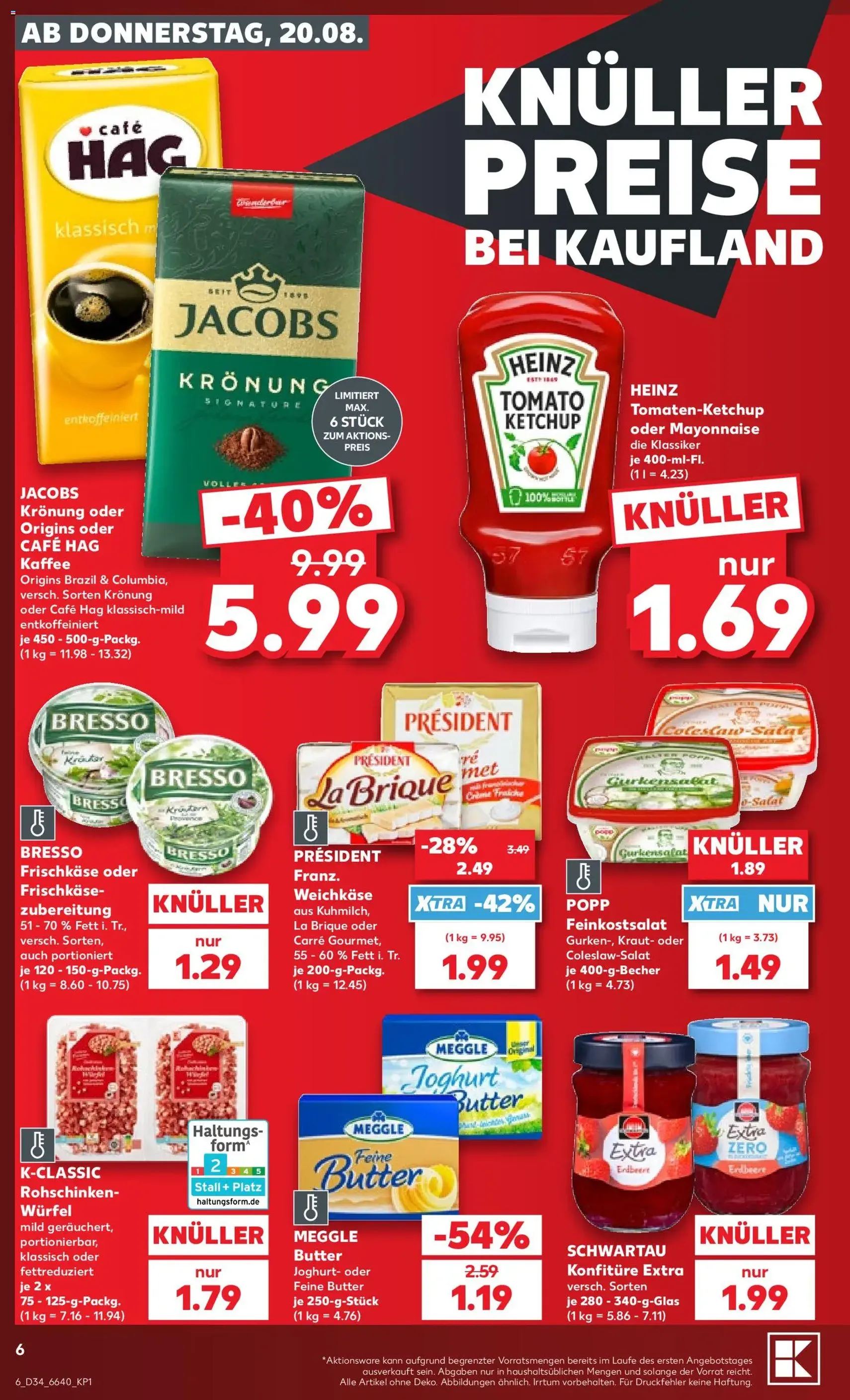 Kaufland Prospekt - Gültiger Prospekt ab 20.08.2026, Seite 6 von insgesamt 52