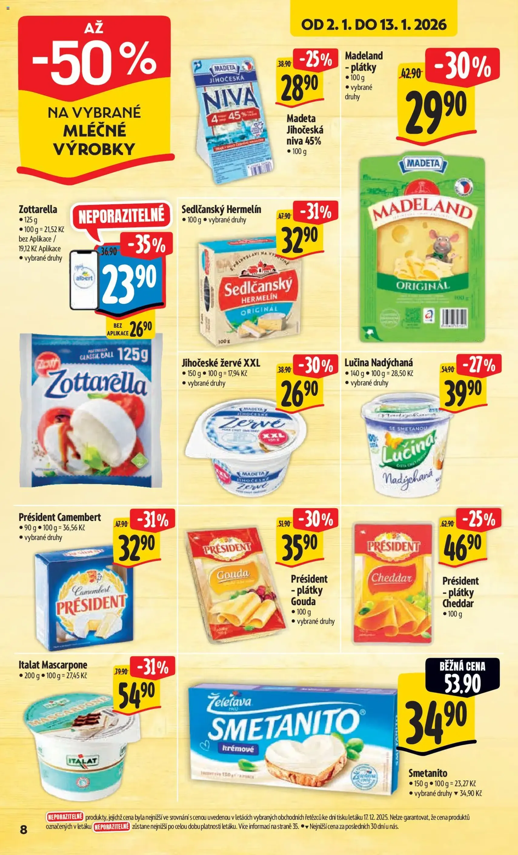 Albert leták - Hypermarket - platný leták od 02.01.2026 strana 8 z 46