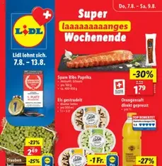 Lidl Aktionen - Prospekt Vorschau gültig ab 07.08.2025