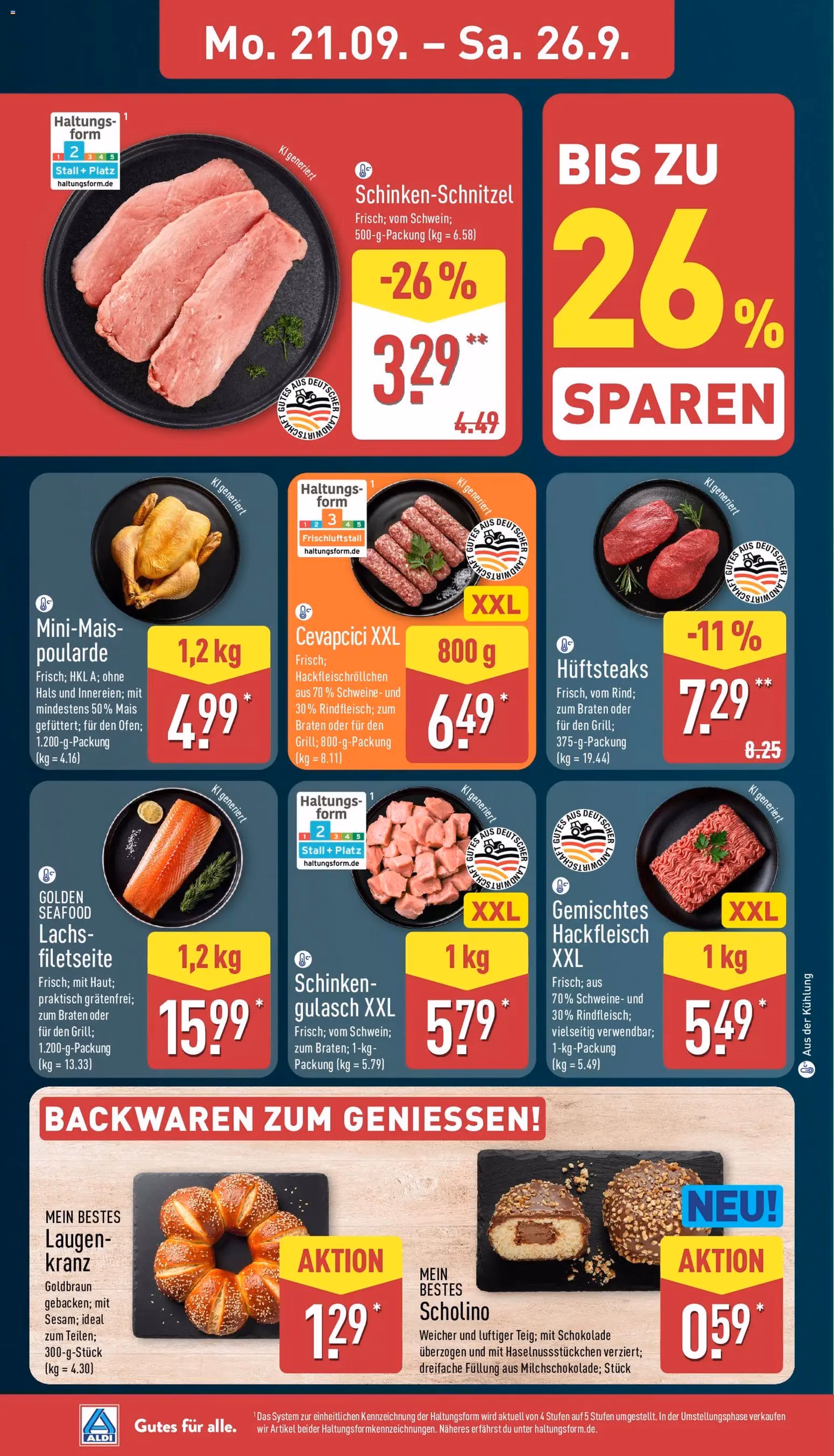 Aldi Prospekt - Gültiger Prospekt ab 21.09.2026, Seite 4 von insgesamt 41
