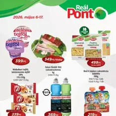 Reál Pont akciós újság - szórólap előnézete érvényes 2026.05.06. -tól