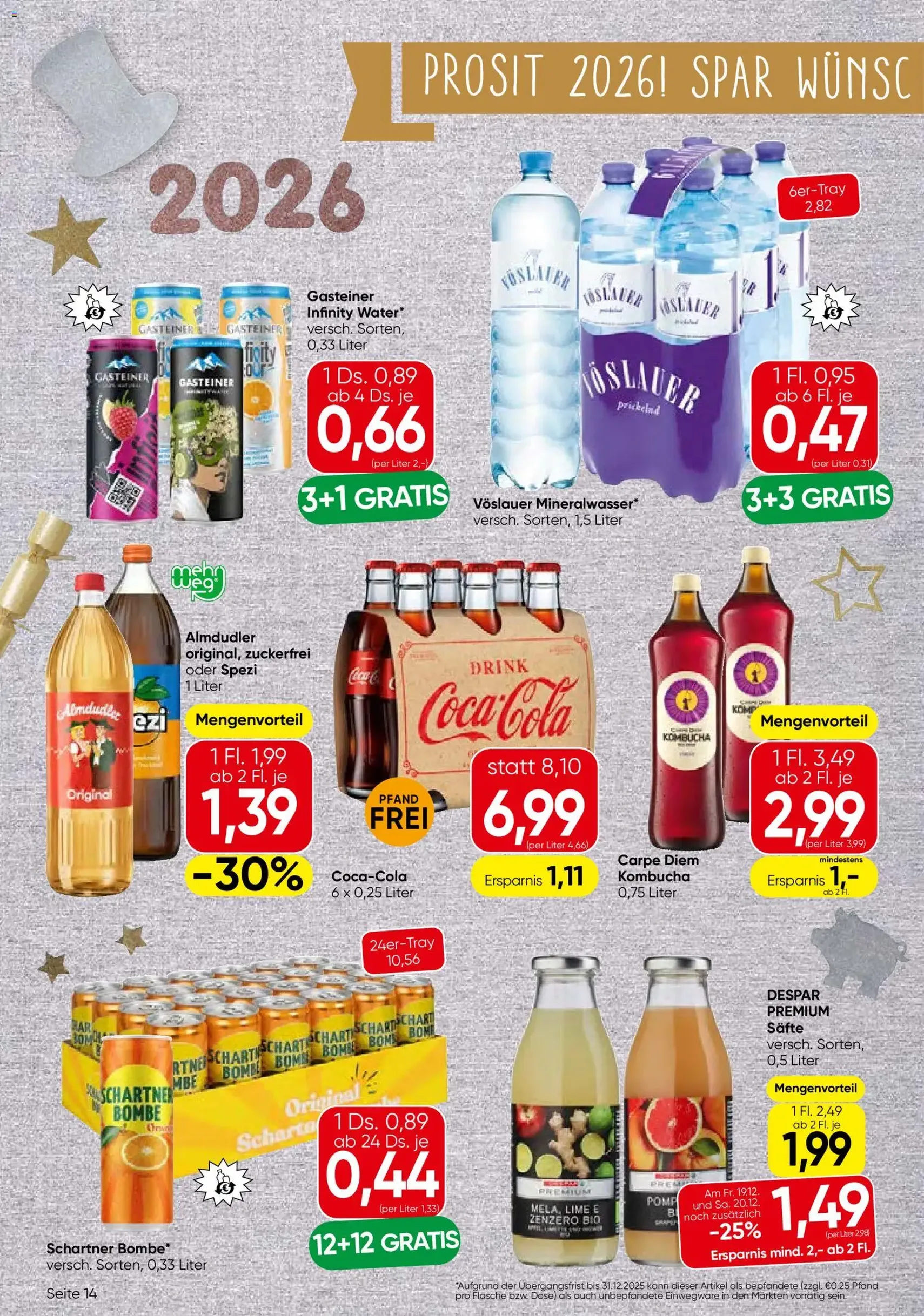 Eurospar Flugblatt - Gültiger Prospekt ab 18.12.2025, Seite 14 von insgesamt 20