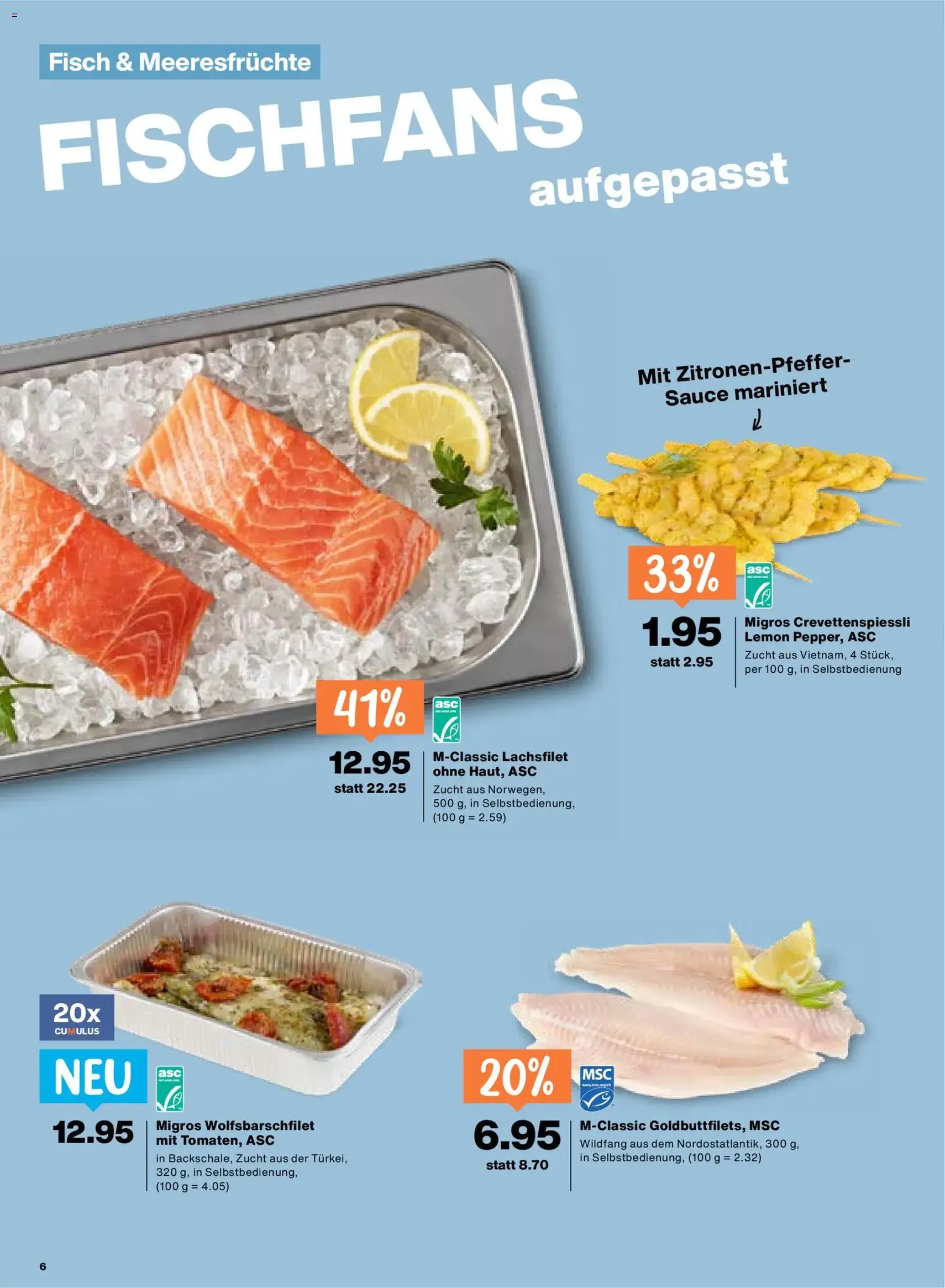 Migros aktionen - Gültiger Prospekt ab 16.07.2026, Seite 6 von insgesamt 20