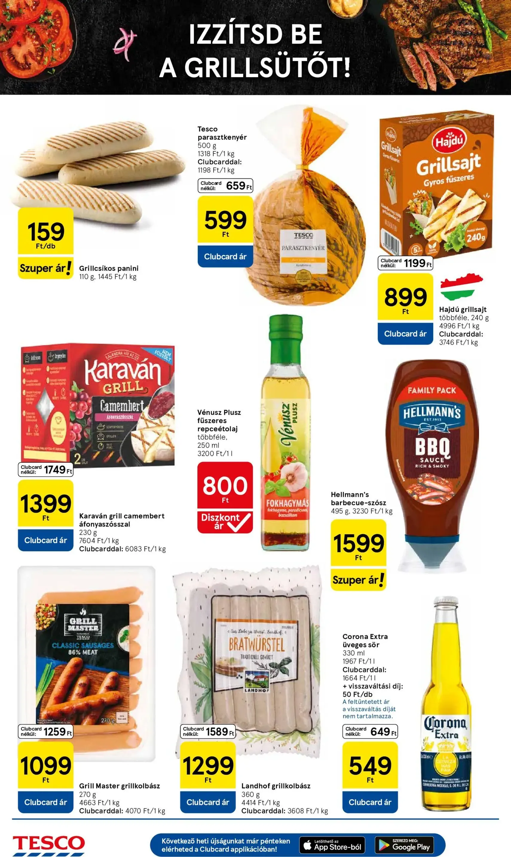 Tesco aktuális akciós újság - 2026.07.09. érvényes szórólap 8 oldal 32 oldalból