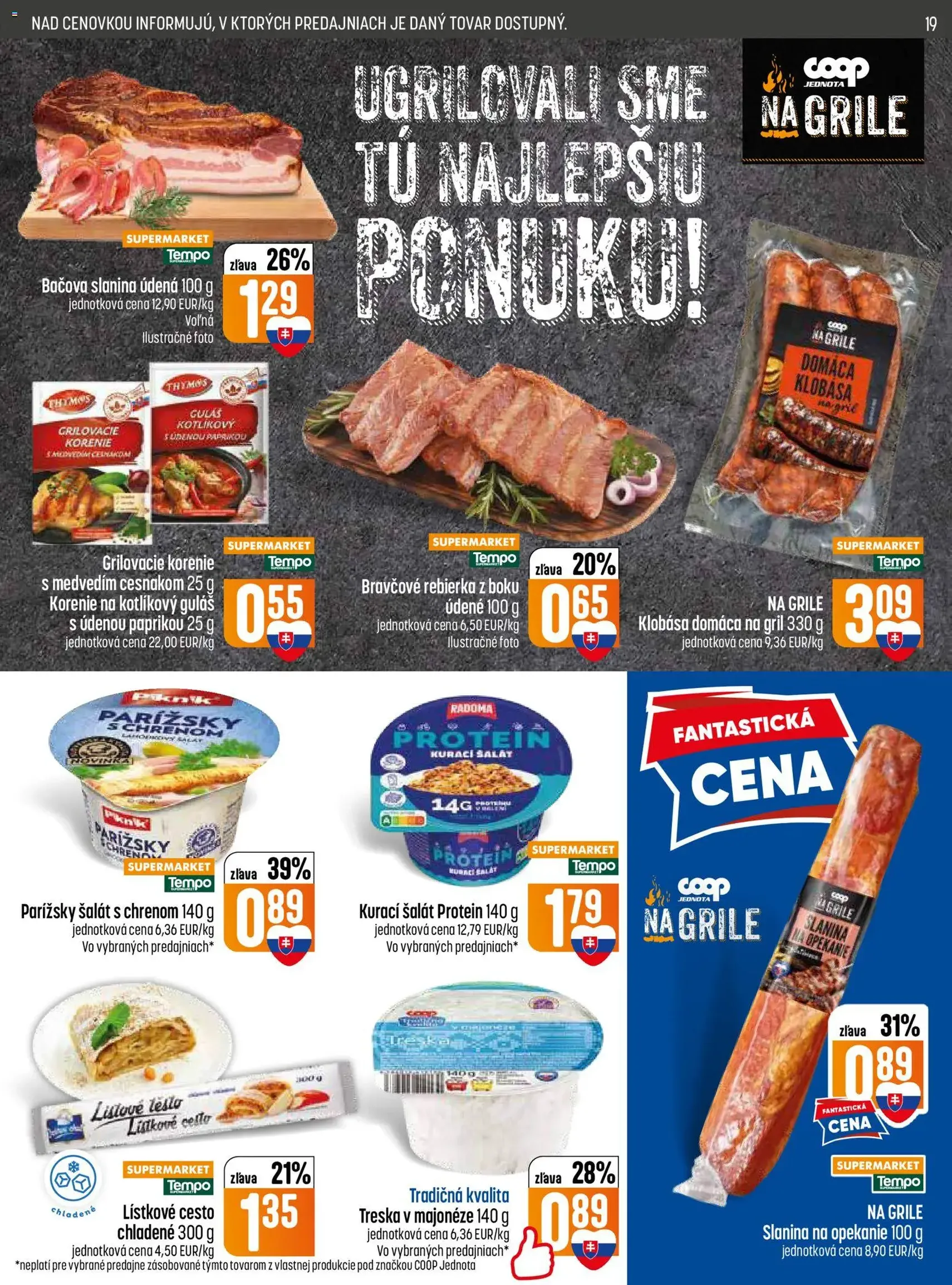 COOP Jednota leták - platný leták od 11.06.2026 strana 19 z 32