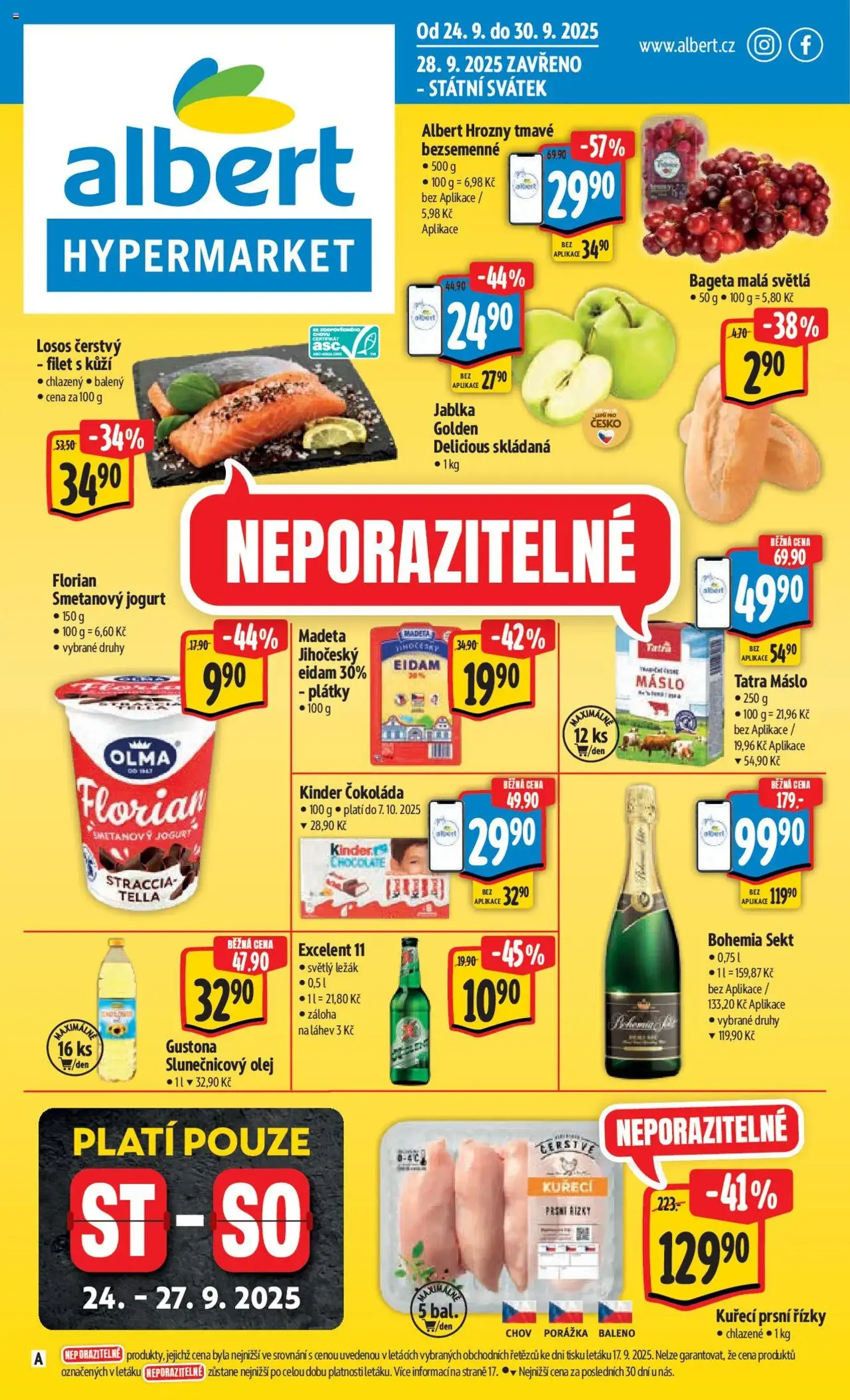 Albert leták - Hypermarket - platný leták od 24.09.2025 strana 1 z 52