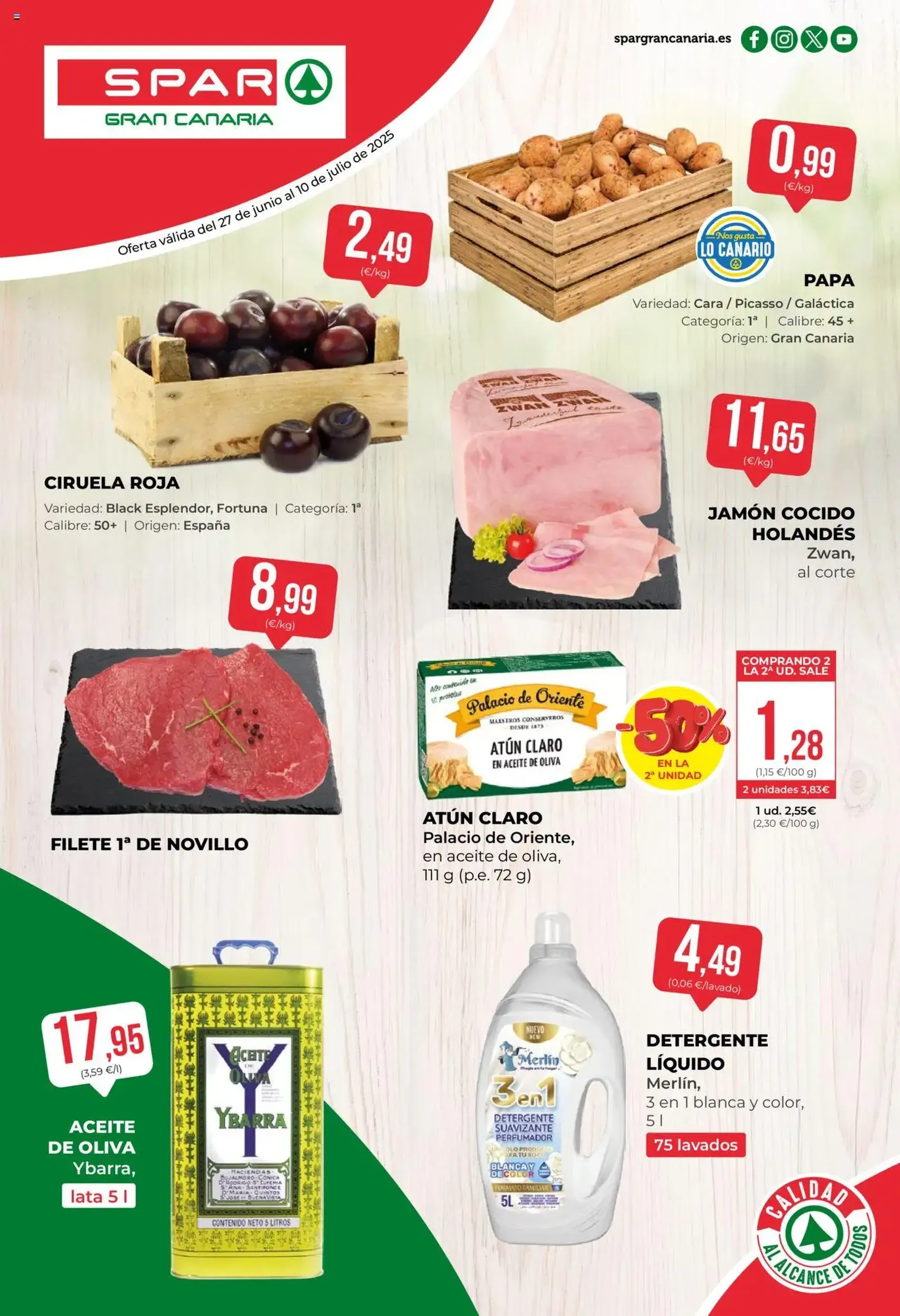Spar folleto - folleto válido desde 27/06/2025 página 1 de 21 Spar folleto - folleto válido desde 27/06/2025 página 1 de 21