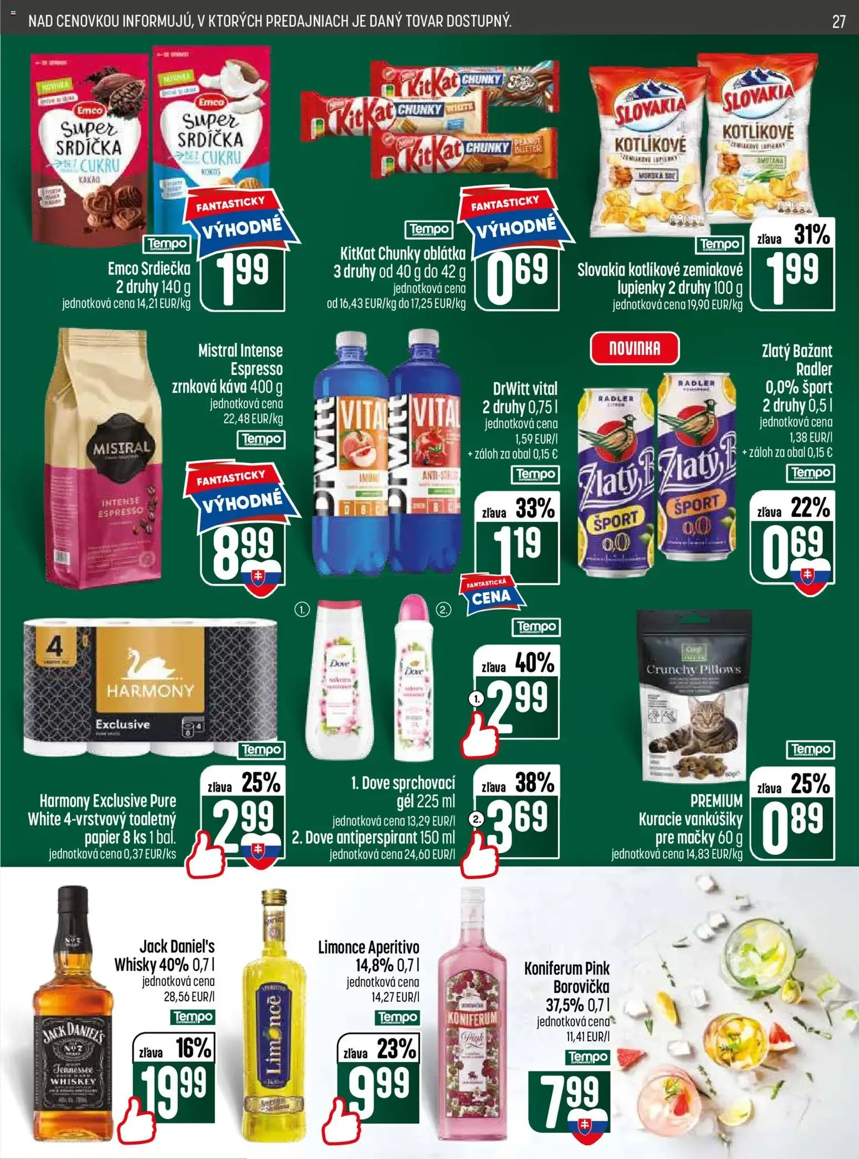COOP Jednota leták - platný leták od 02.07.2026 strana 27 z 28