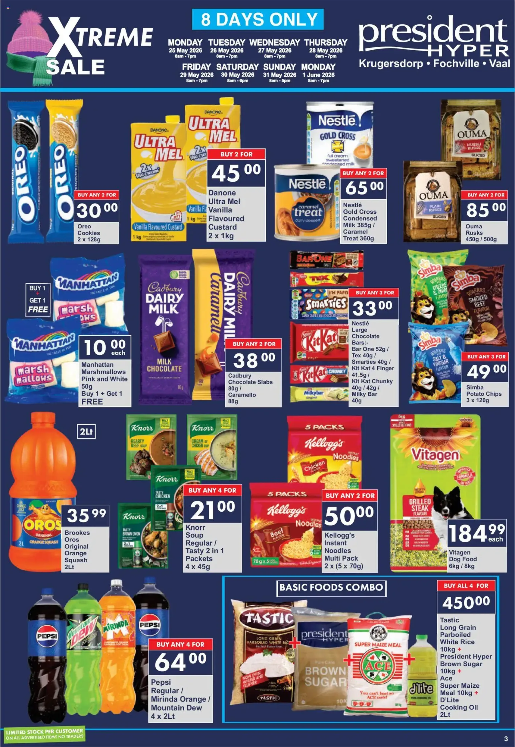 President Hyper Specials - valid flyer from 25/05/2026, page 3 of 6