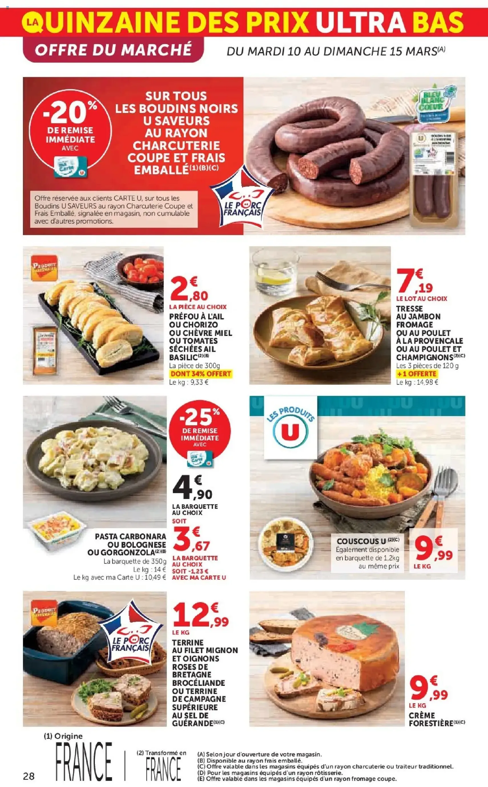 Super U catalogue - brochure valable à partir du 10/03/2026, page 28 sur 40