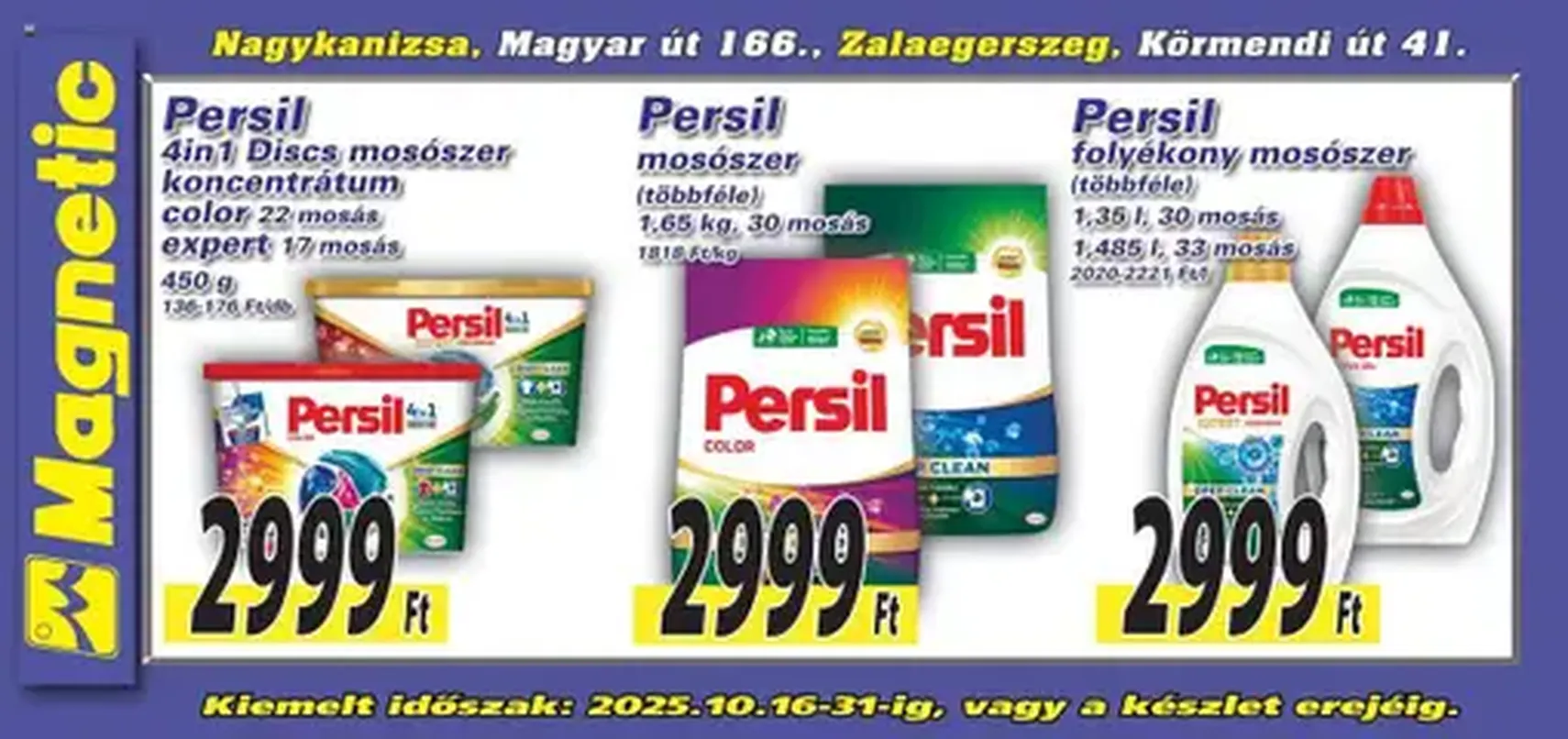 Magnetic - Óriásplakátok - 2025.10.16. érvényes szórólap 1 oldal 1 oldalból