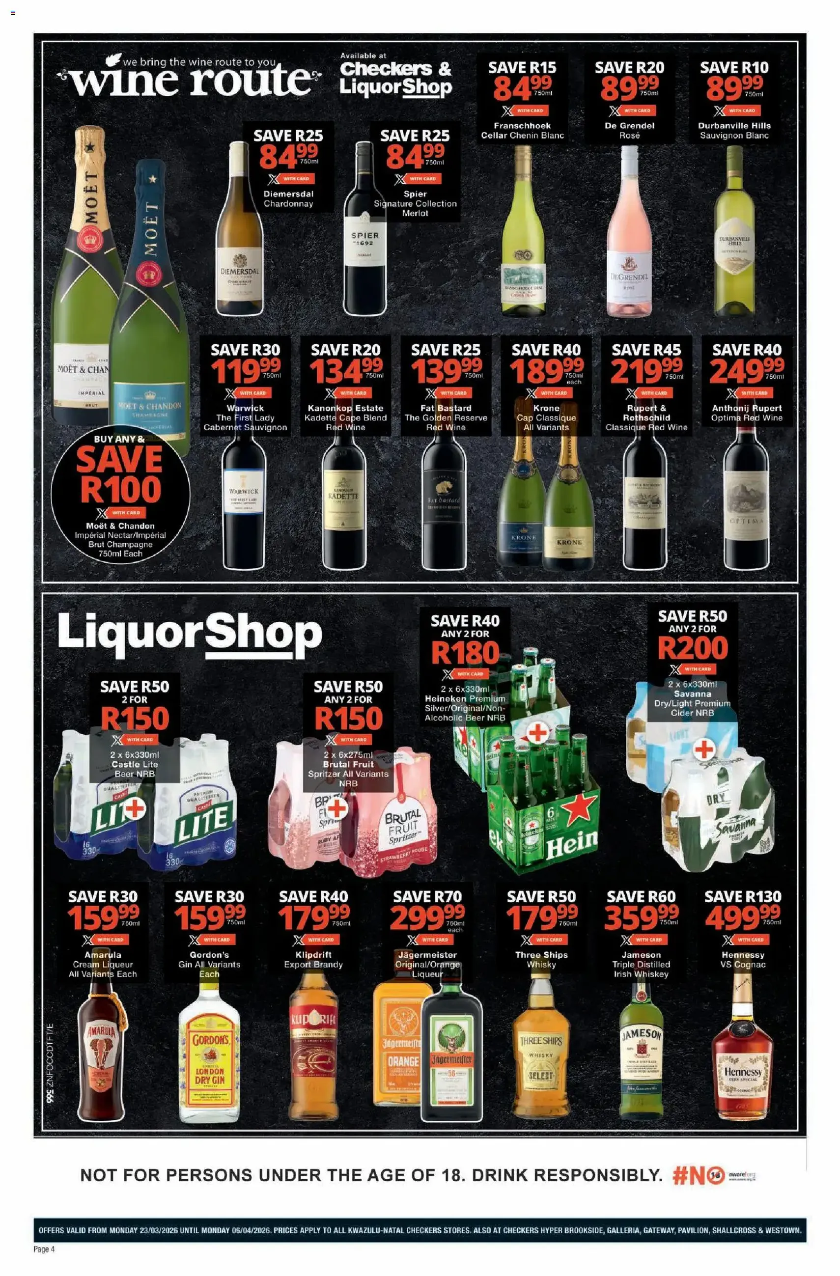 Checkers Specials - valid flyer from 23/03/2026, page 4 of 17