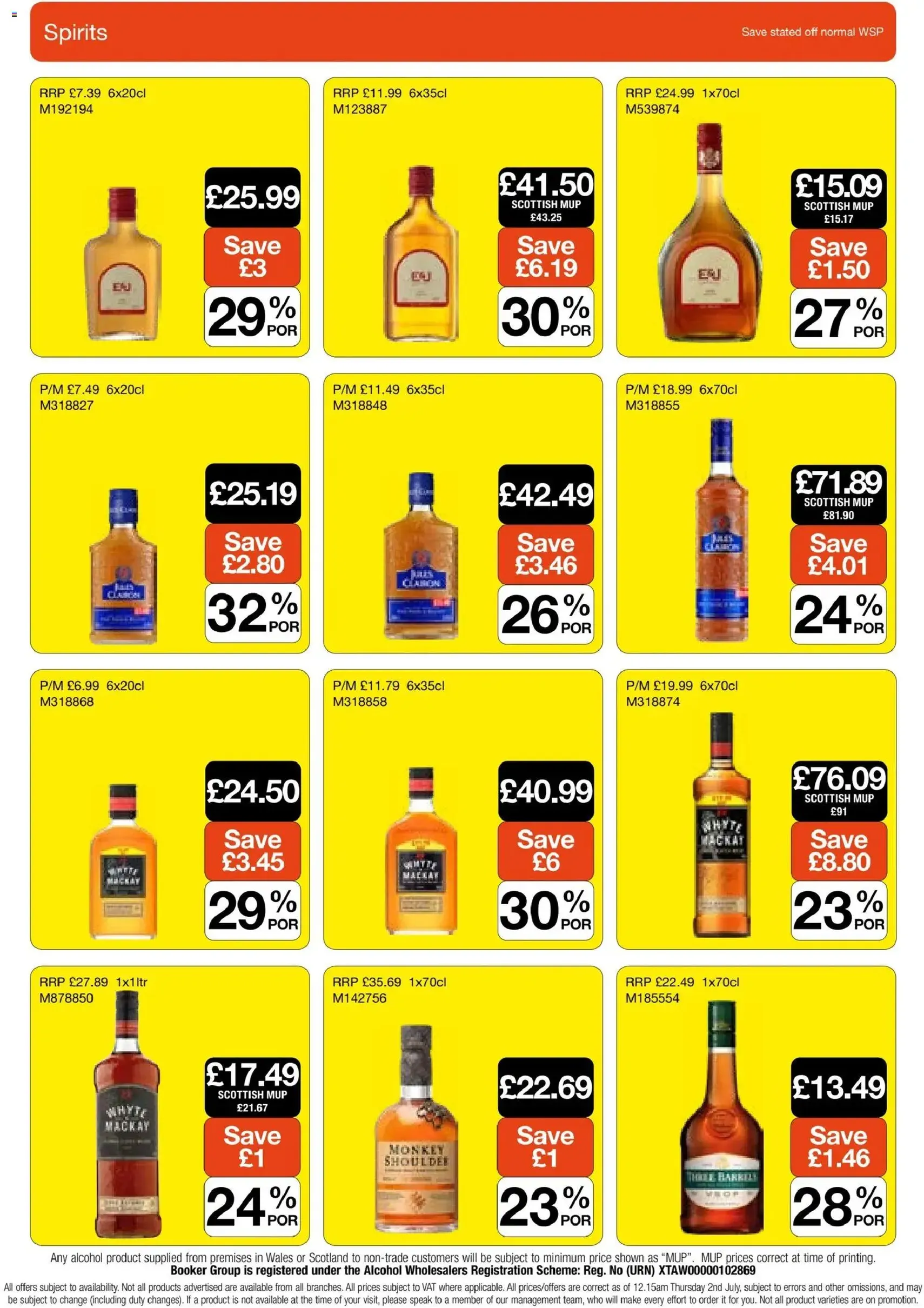 Booker Wholesale - Offers - valid flyer from 22/07/2026, page 18 of 24