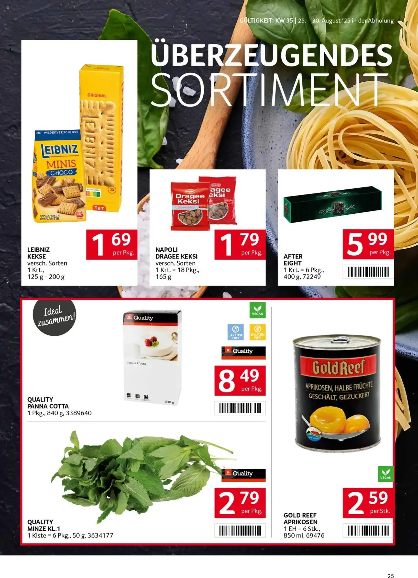 Transgourmet Flugblatt - Gültiger Prospekt ab 24.08.2025, Seite 25 von insgesamt 28 Transgourmet Flugblatt - Gültiger Prospekt ab 24.08.2025, Seite 25 von insgesamt 28